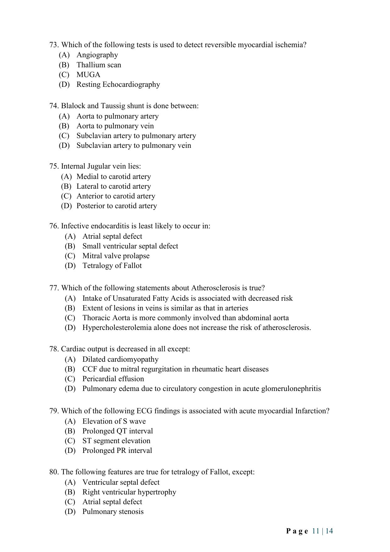 WB JEMAS (PG) FCCT 2024 Question Paper - Page 13