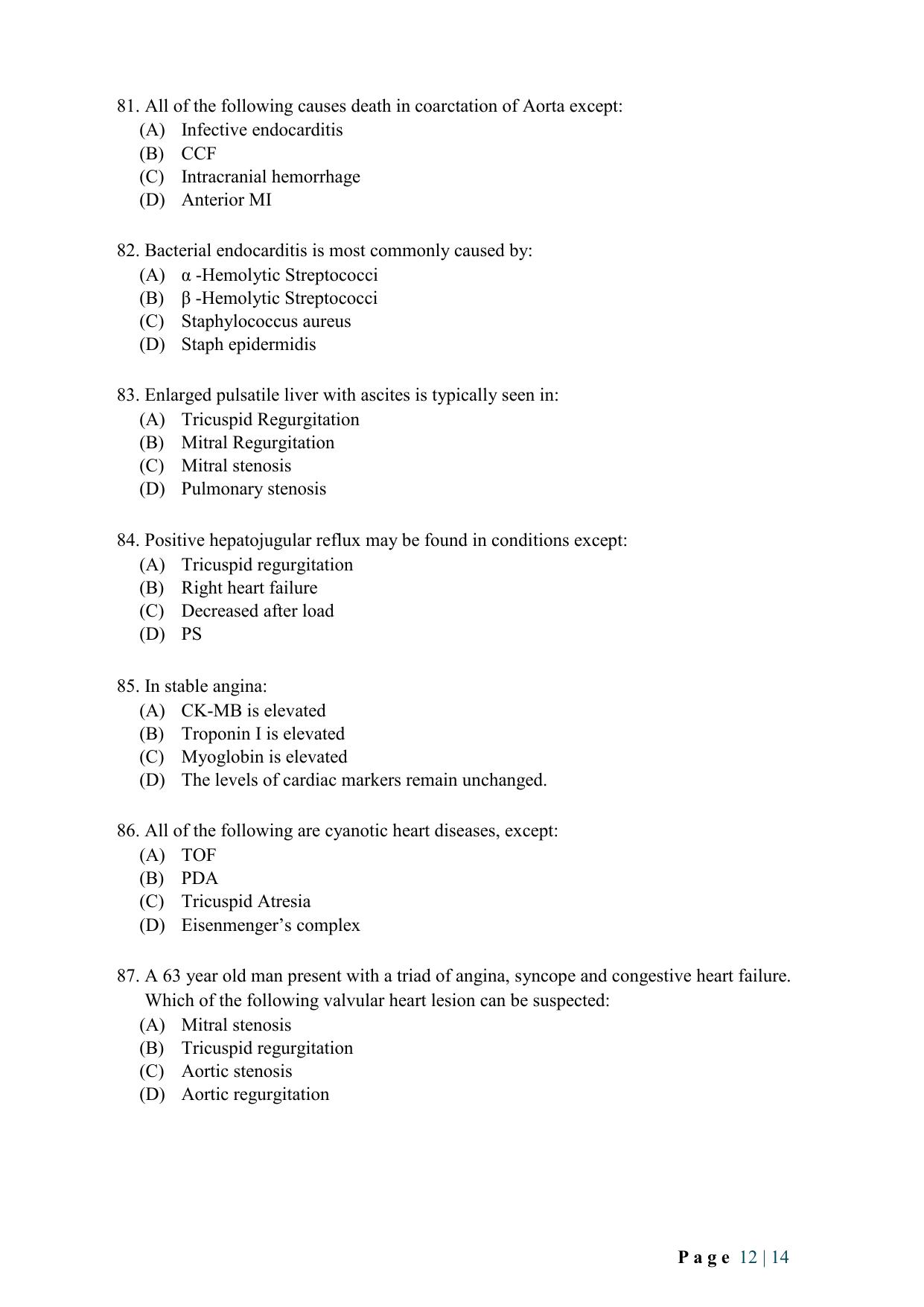 WB JEMAS (PG) FCCT 2024 Question Paper - Page 14