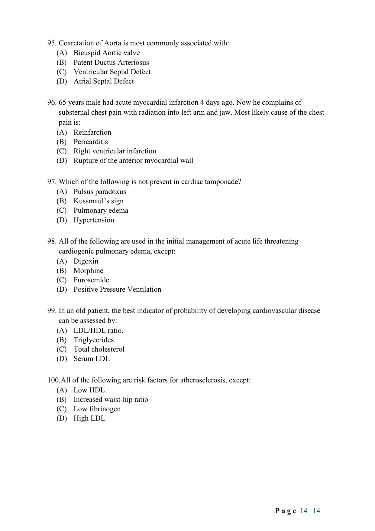 WB JEMAS (PG) FCCT 2024 Question Paper - Page 16