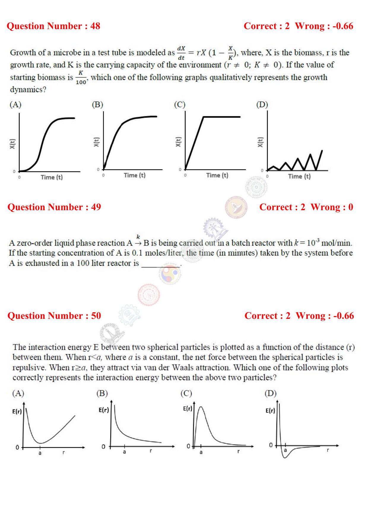 GATE 2017 Biotechnology (BT) Question Paper with Answer Key - Page 13