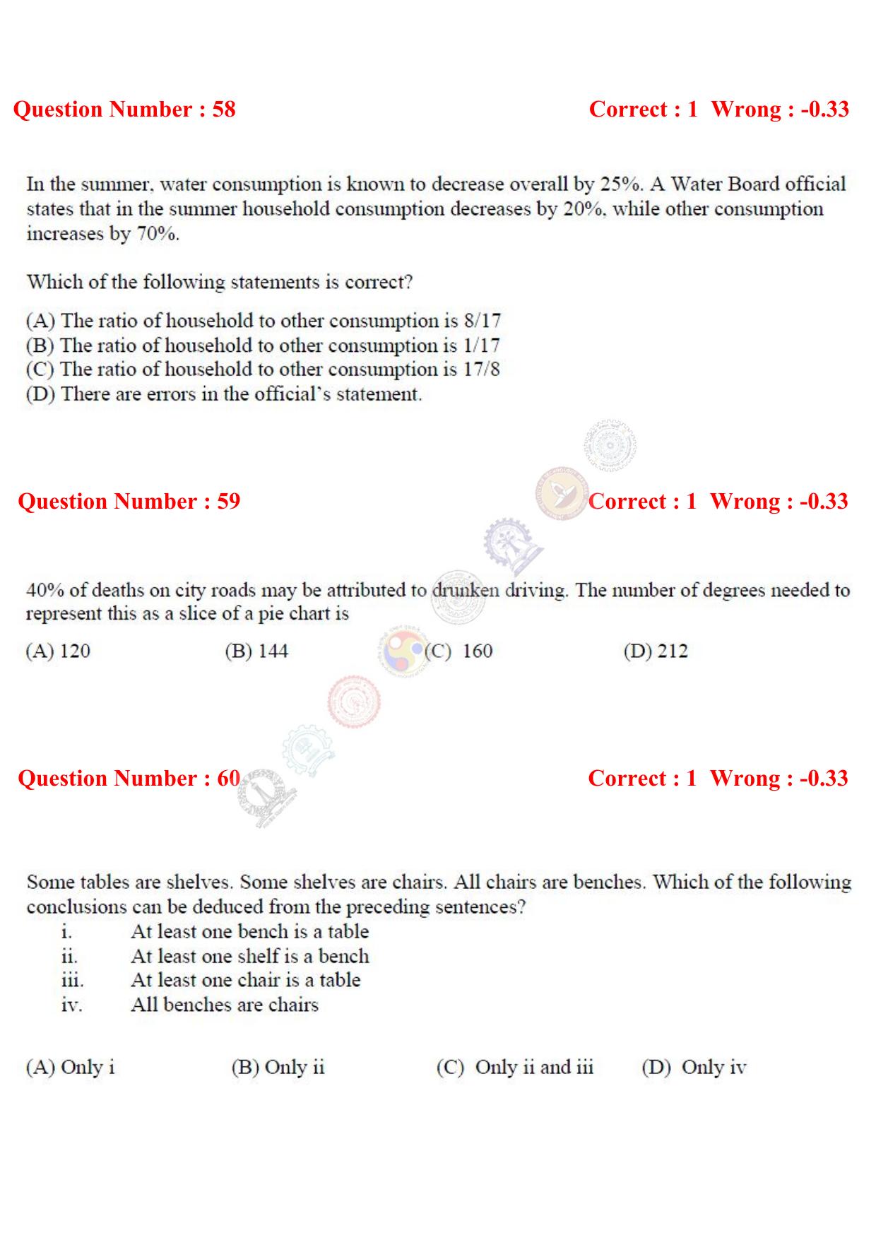 GATE 2017 Biotechnology (BT) Question Paper with Answer Key - Page 16
