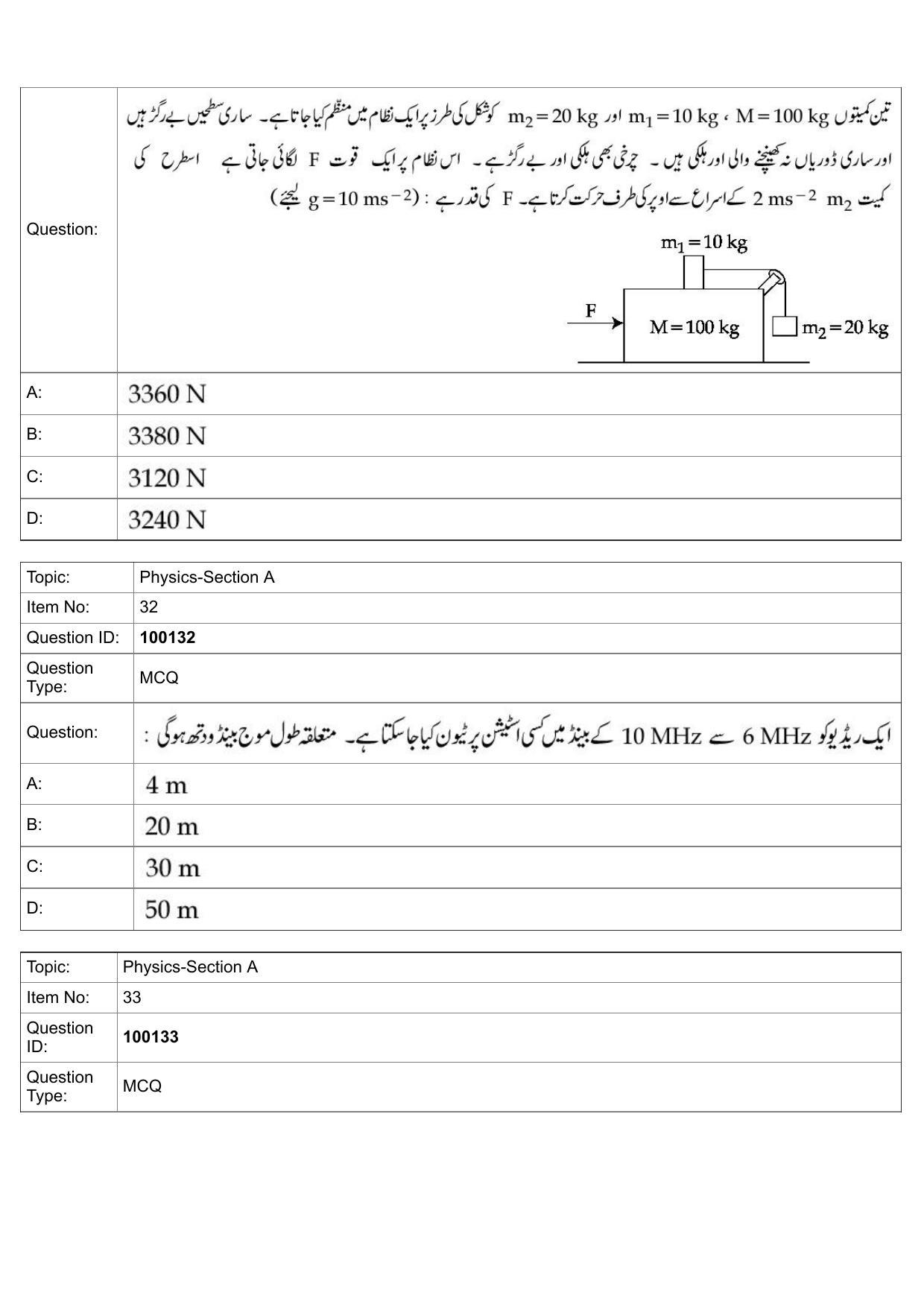JEE Mains 2022: BTech Urdu (Shift 1) 26-07-2022 Question Paper - Page 13