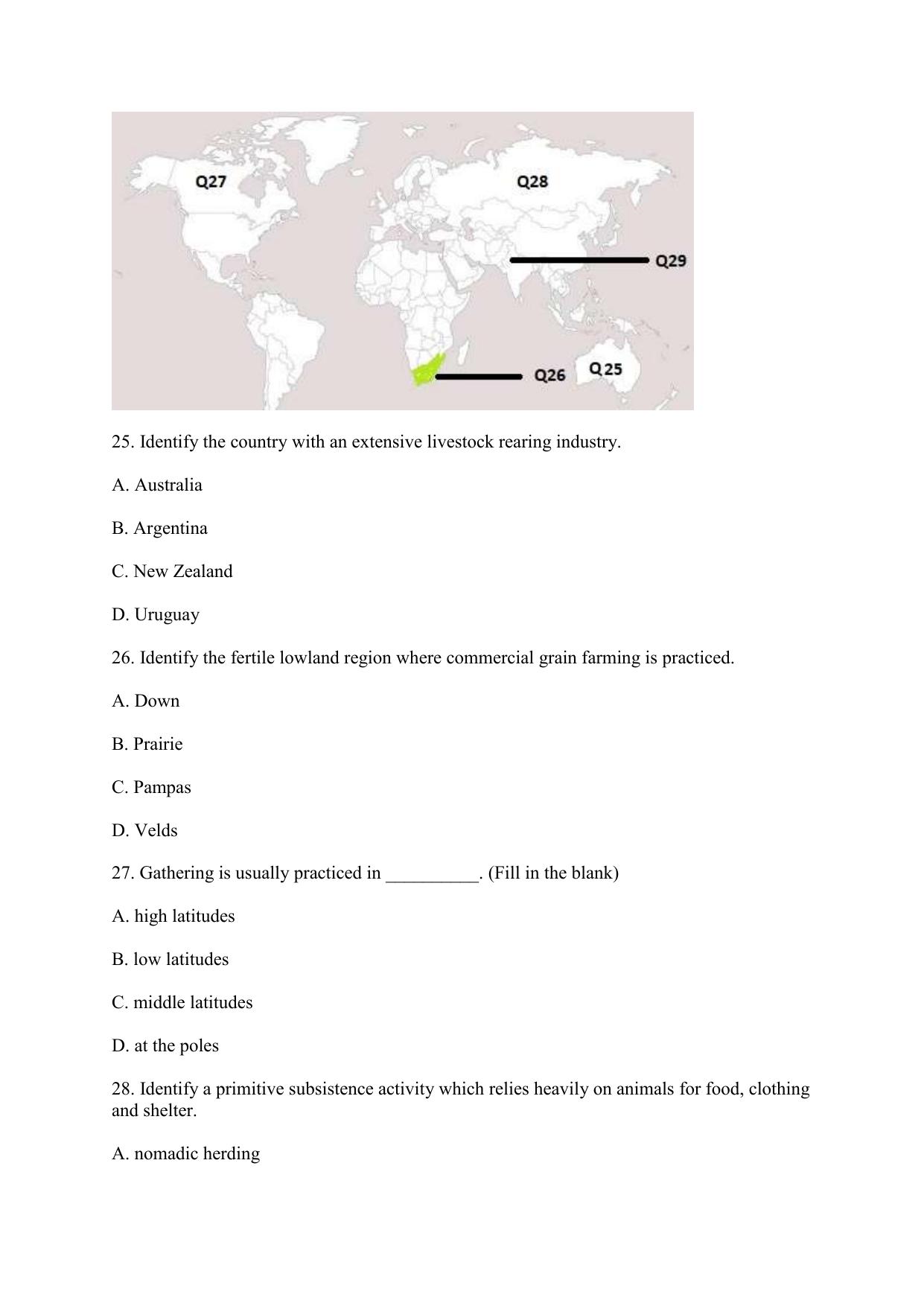 CBSE Class 12 Geography Term 1 Practice Questions 2021-22 - Page 8