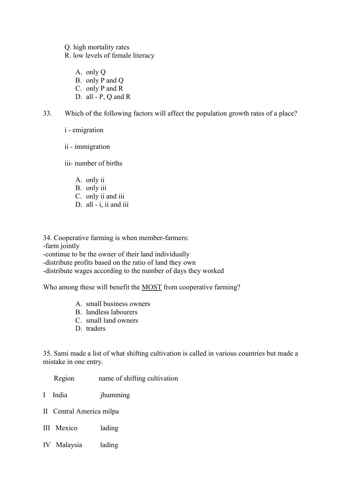 CBSE Class 12 Geography Term 1 Practice Questions 2021-22 - Page 11