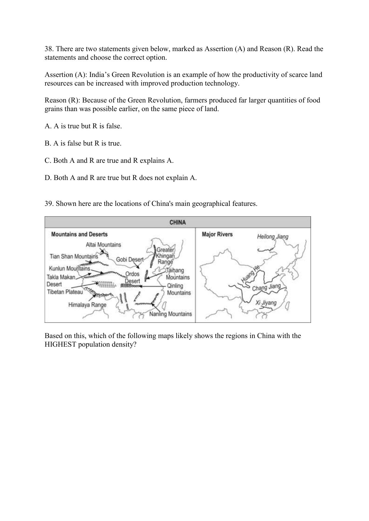 CBSE Class 12 Geography Term 1 Practice Questions 2021-22 - Page 13