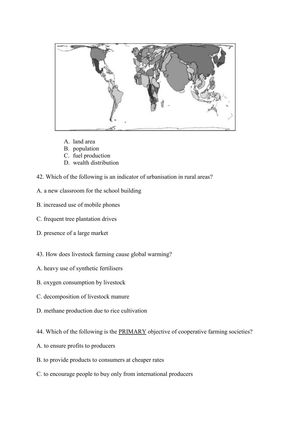 CBSE Class 12 Geography Term 1 Practice Questions 2021-22 - Page 15