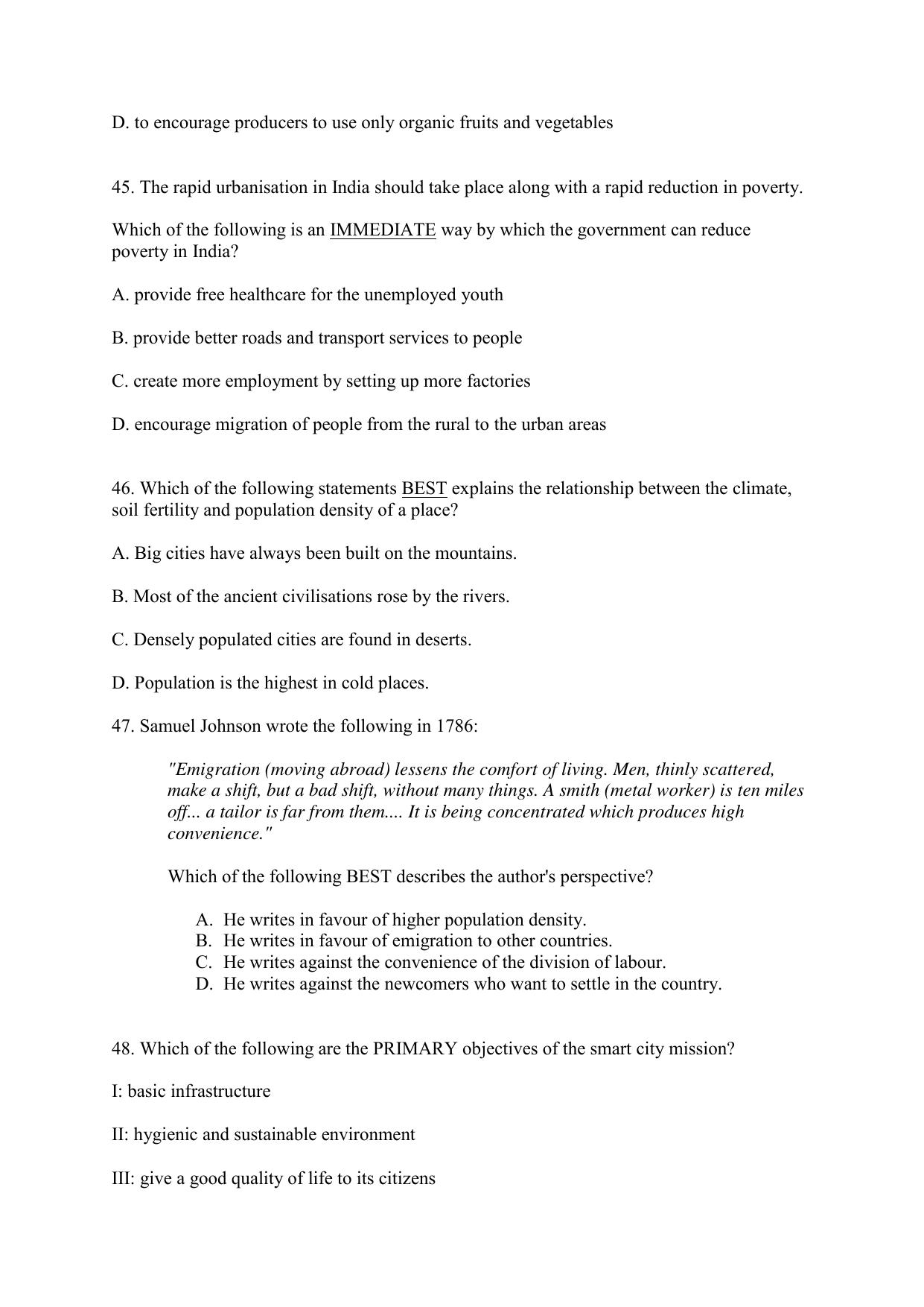 CBSE Class 12 Geography Term 1 Practice Questions 2021-22 - Page 16