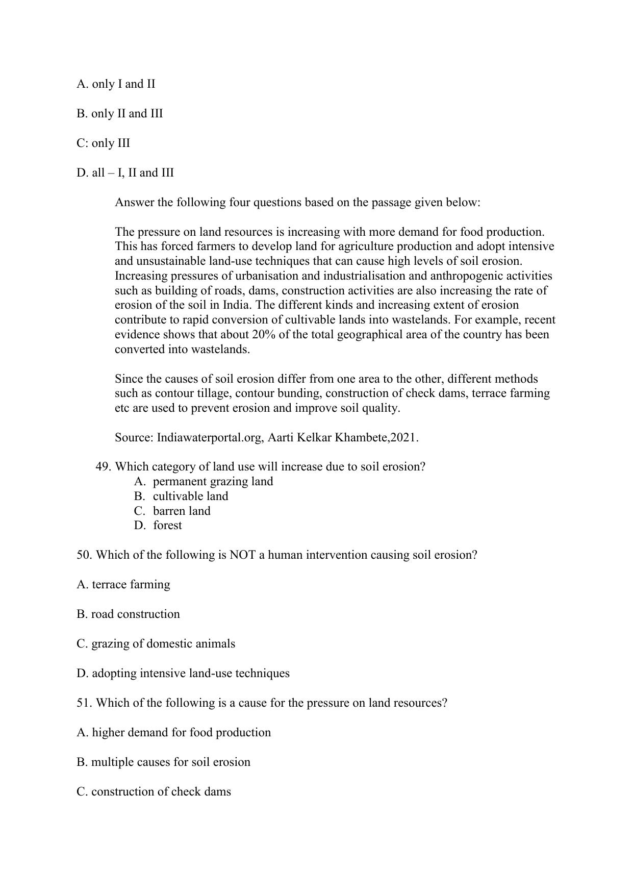 CBSE Class 12 Geography Term 1 Practice Questions 2021-22 - Page 17