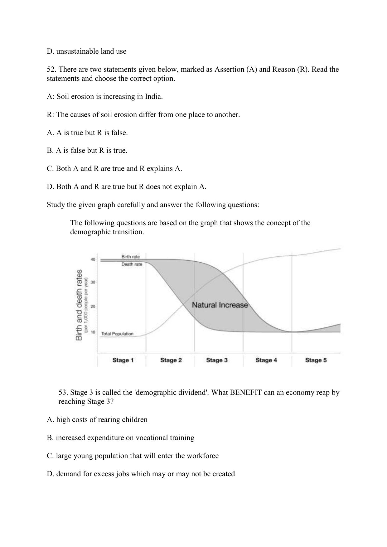 CBSE Class 12 Geography Term 1 Practice Questions 2021-22 - Page 18