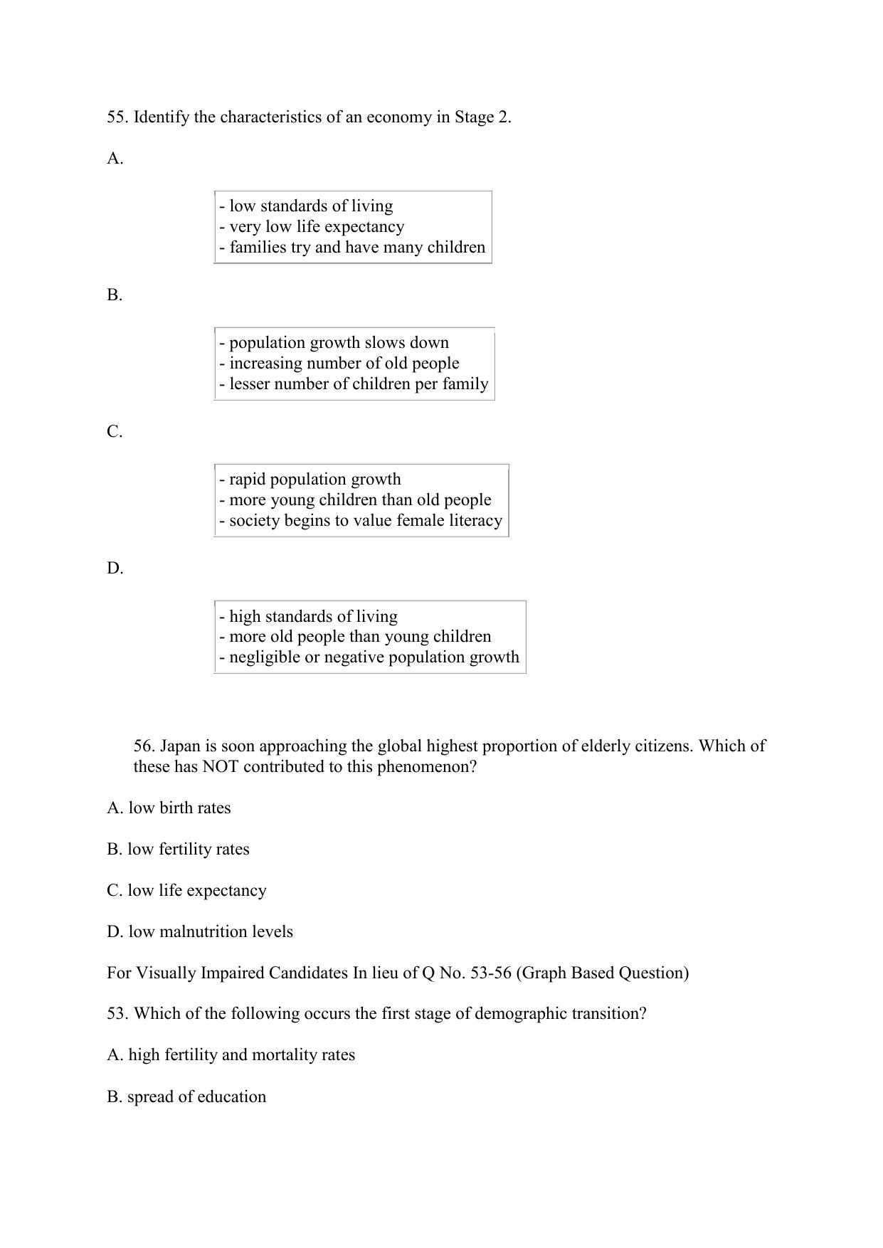CBSE Class 12 Geography Term 1 Practice Questions 2021-22 - Page 20