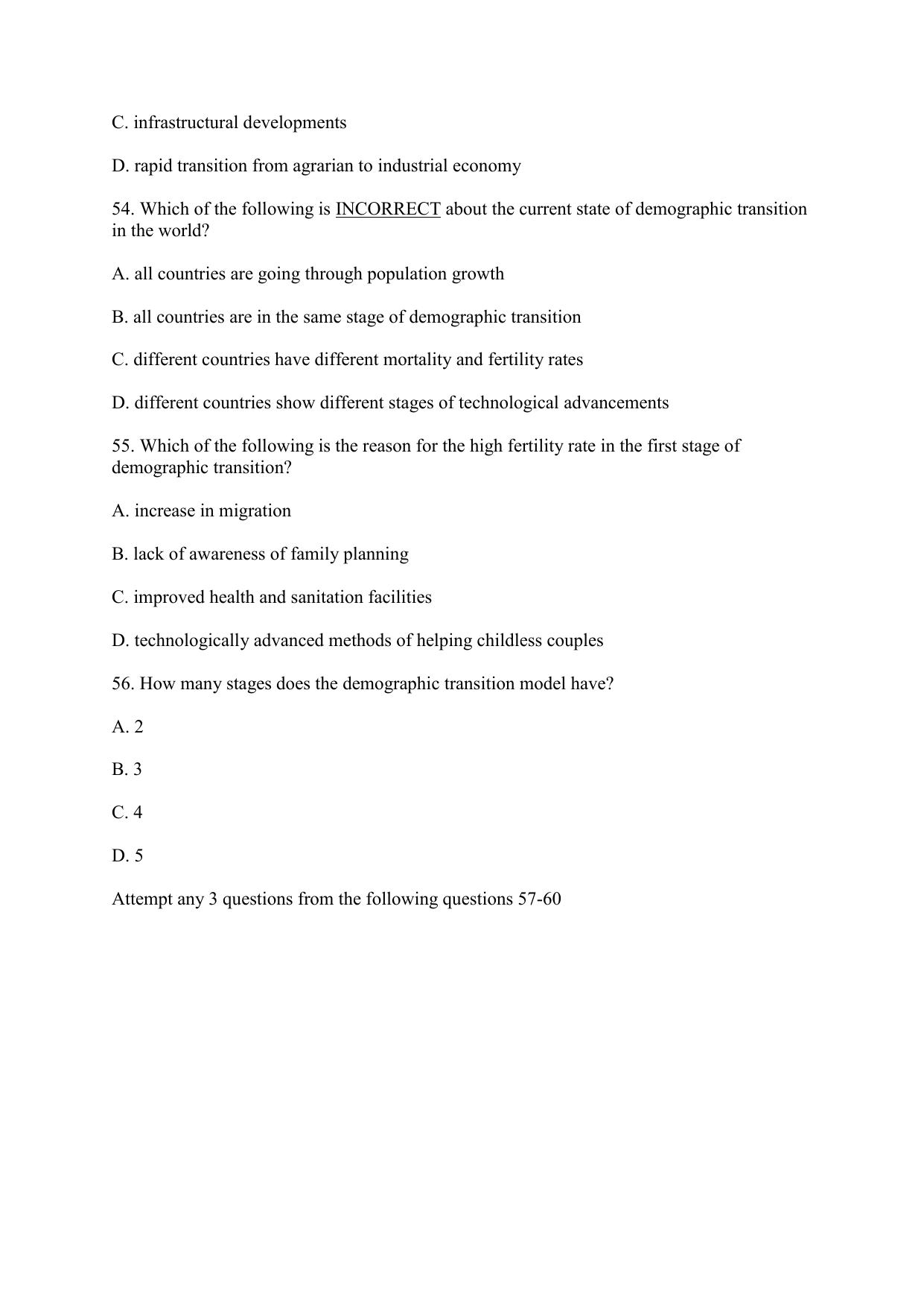 CBSE Class 12 Geography Term 1 Practice Questions 2021-22 - Page 21