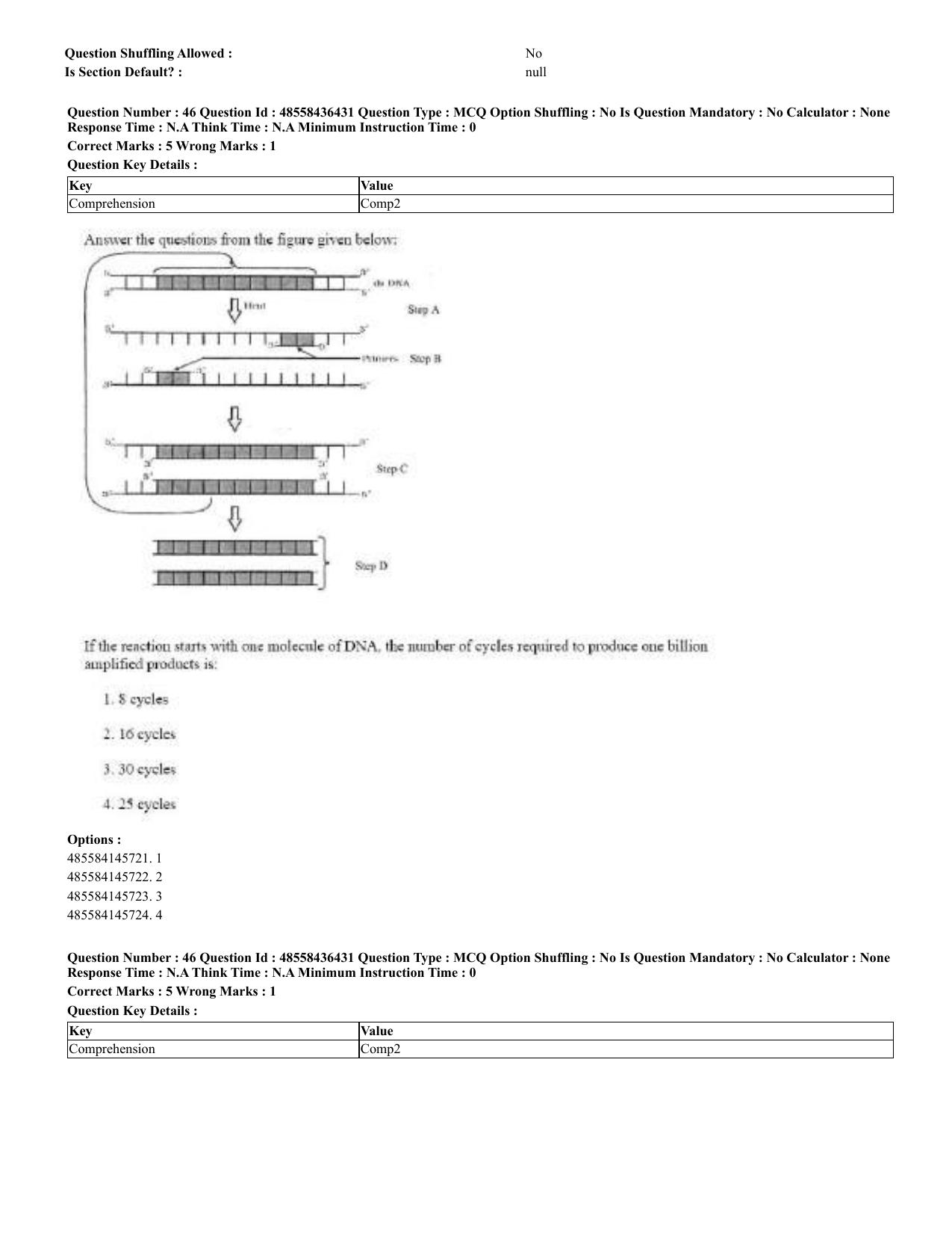 CUET 2023 English Marathi Shift 3 Question Papers - 22 June 2023 - Page 45