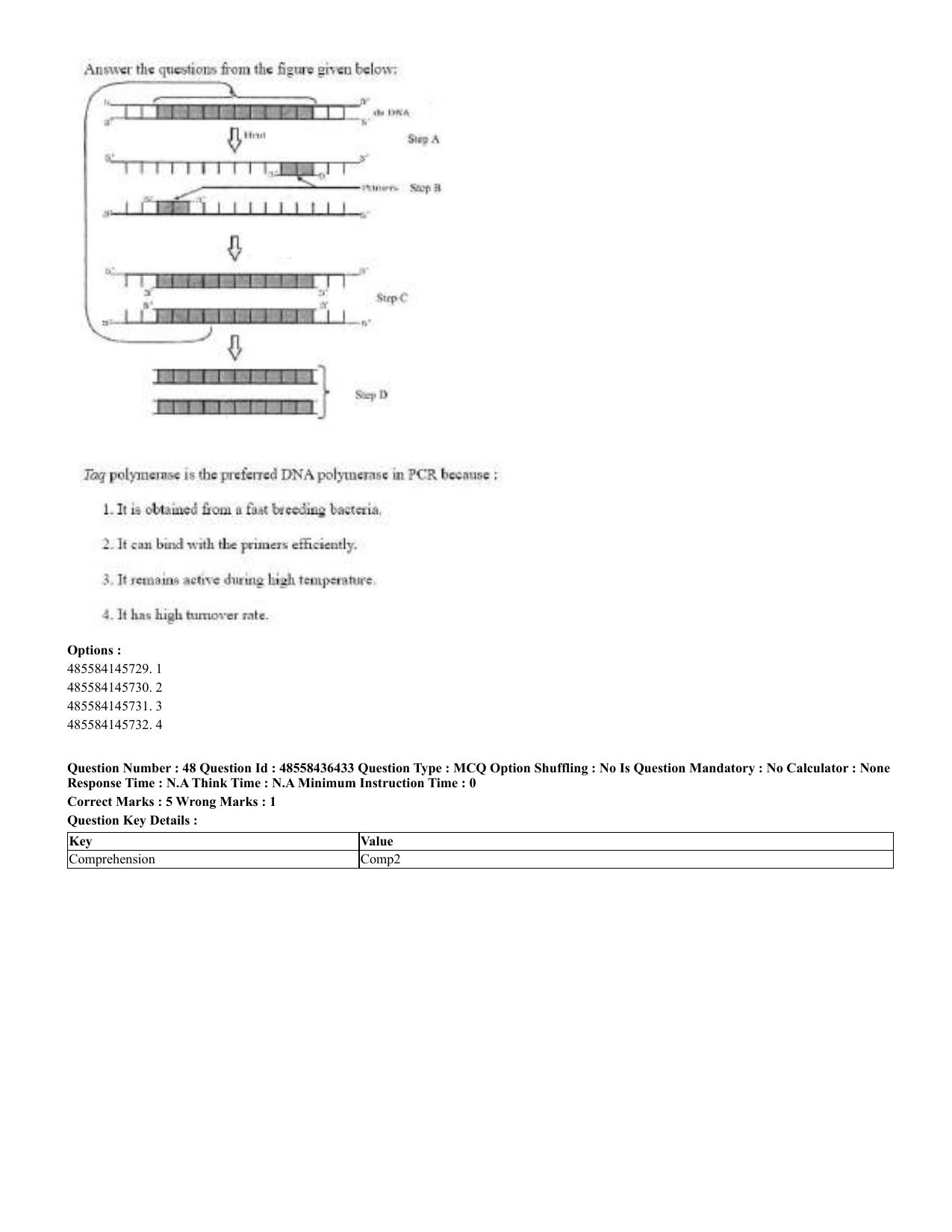 CUET 2023 English Marathi Shift 3 Question Papers - 22 June 2023 - Page 49