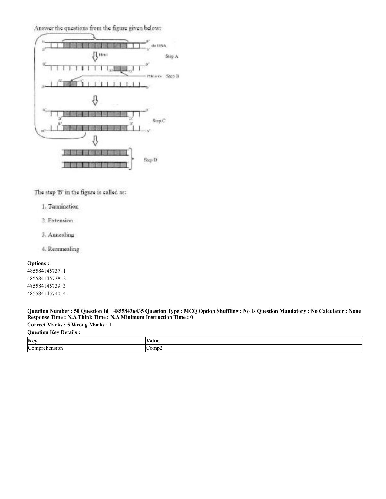 CUET 2023 English Marathi Shift 3 Question Papers - 22 June 2023 - Page 53