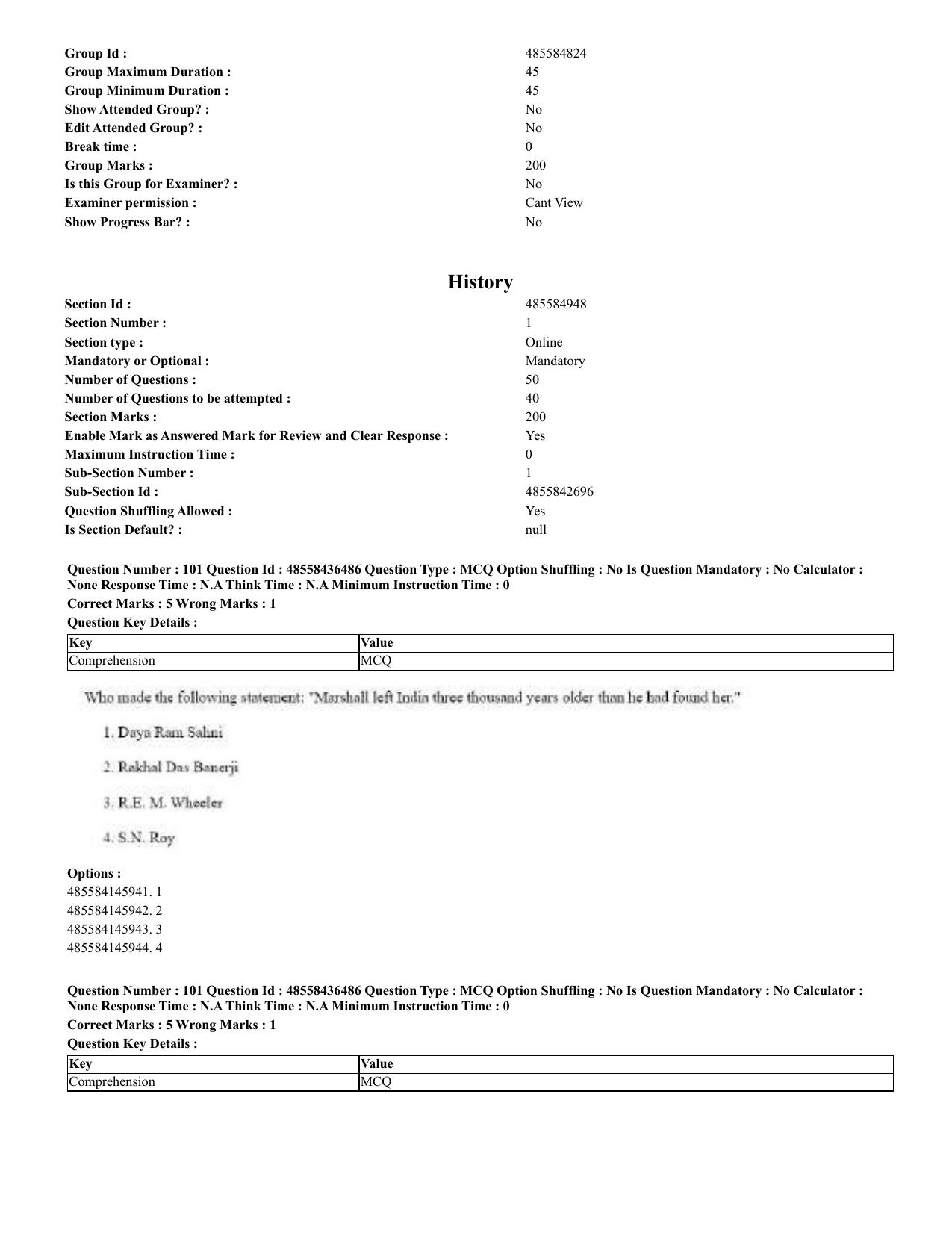 CUET 2023 English Marathi Shift 3 Question Papers - 22 June 2023 - Page 104