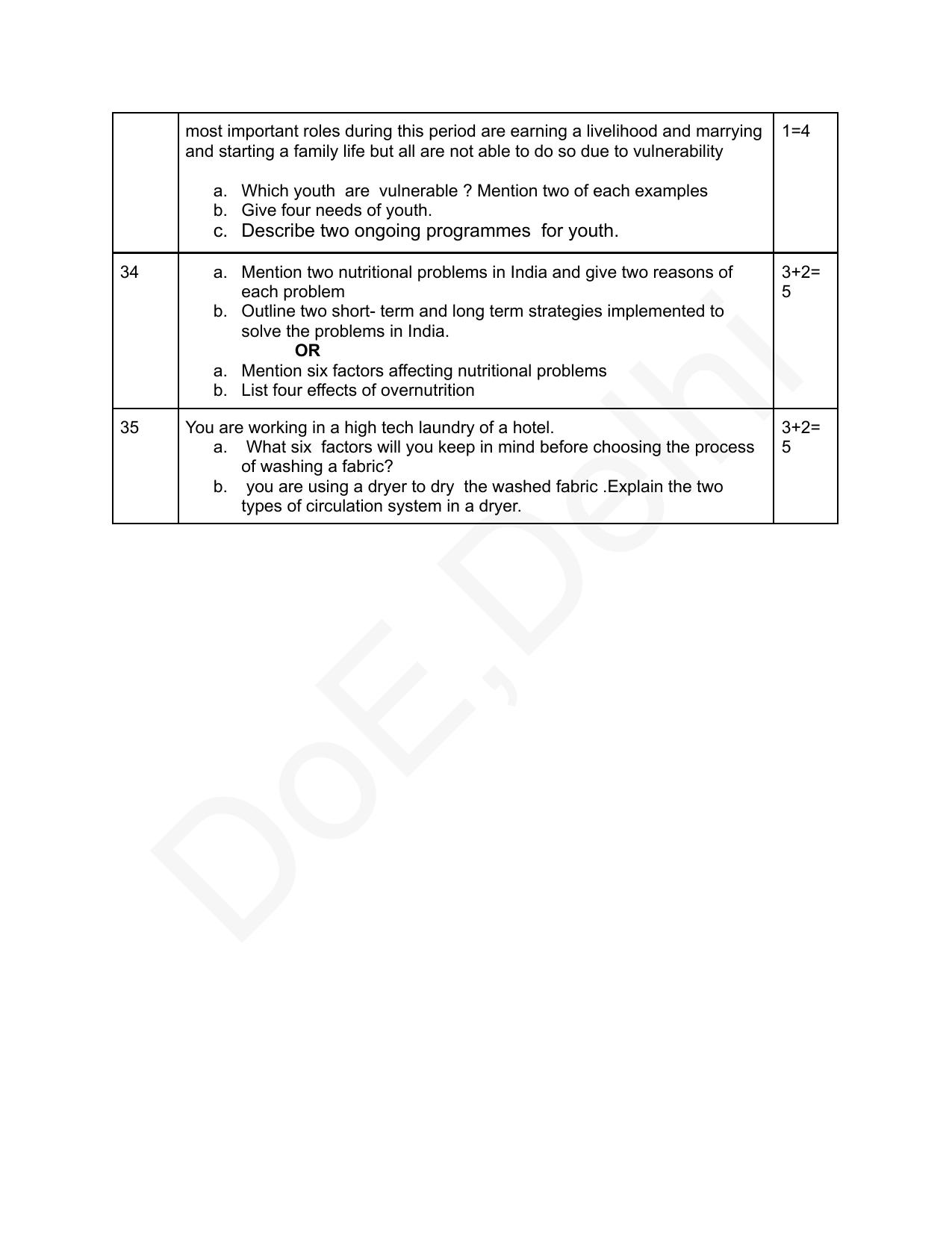 Edudel Class 12 Home Science (English) Practice Papers-2 (2023-24) - Page 8