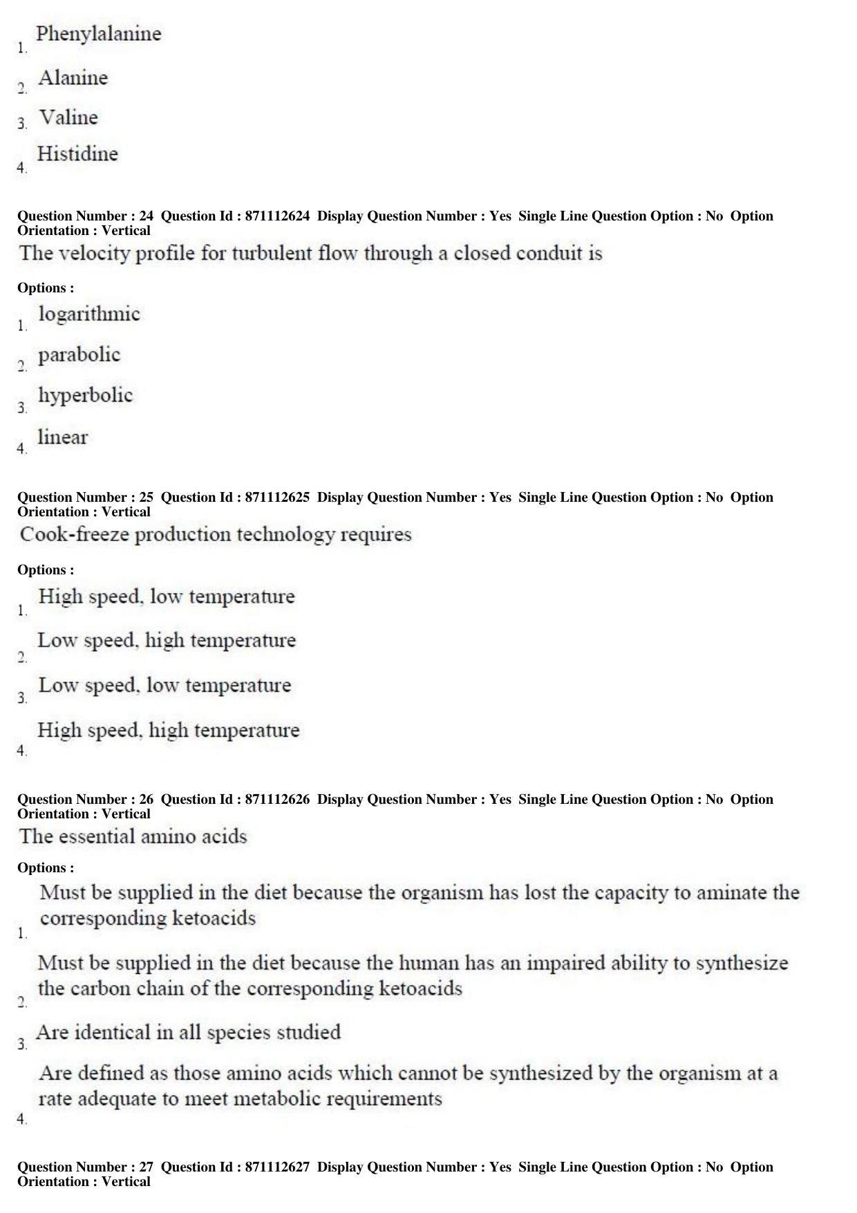 TS PGECET 2017: FOOD TECHNOLOGY Question Papers - Page 7