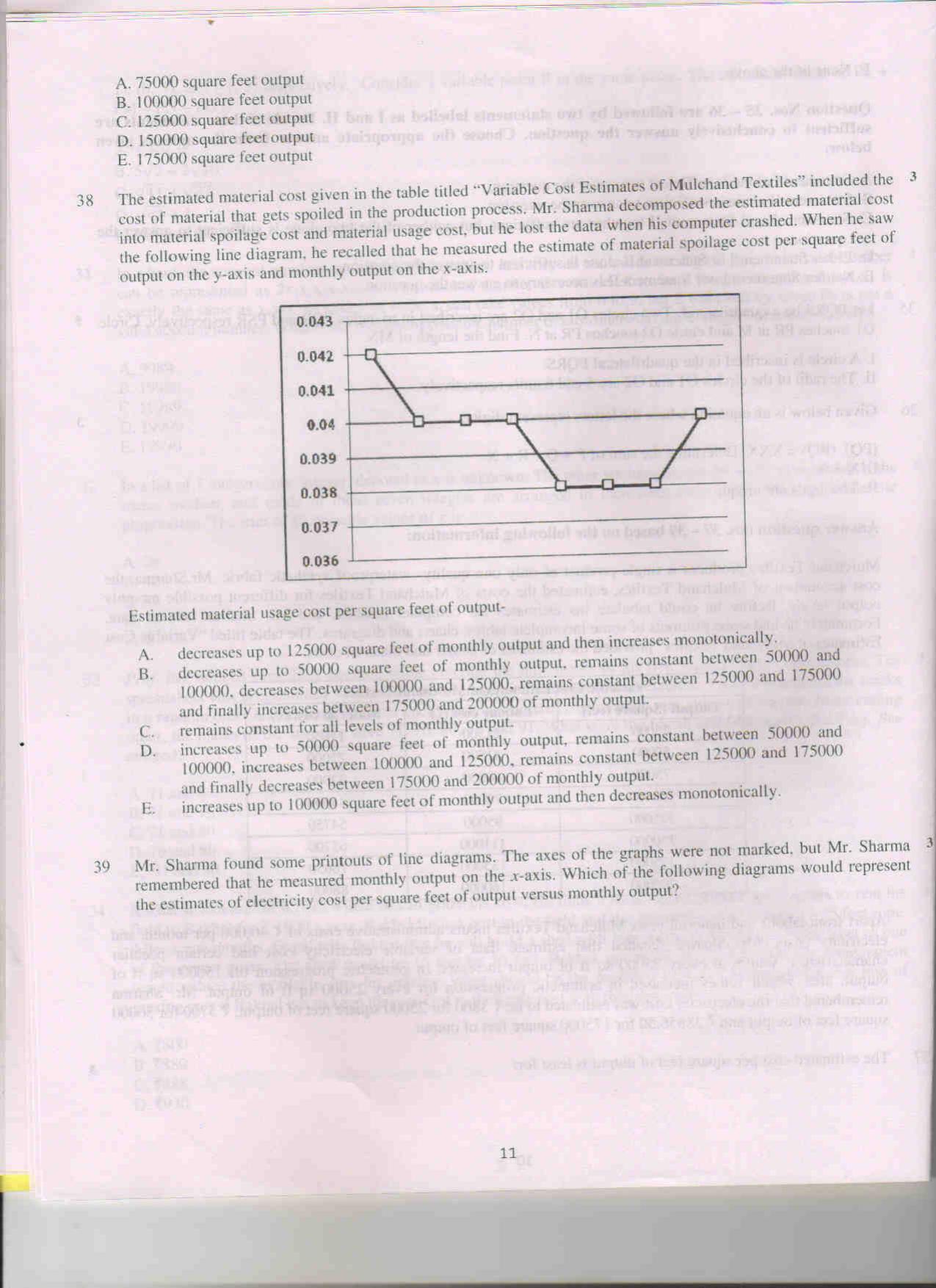 XAT 2011 Set A Question Papers - Page 11