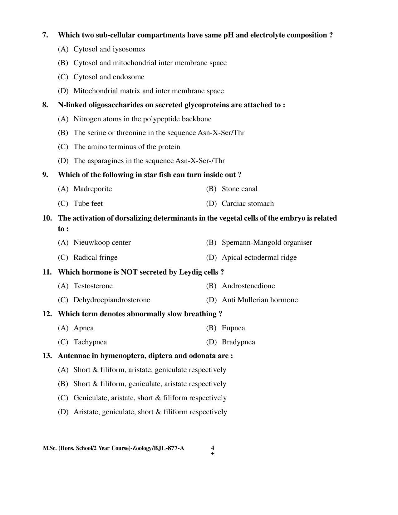 PU CET PG 2016 Question Paper Part I (SET A) - Page 27