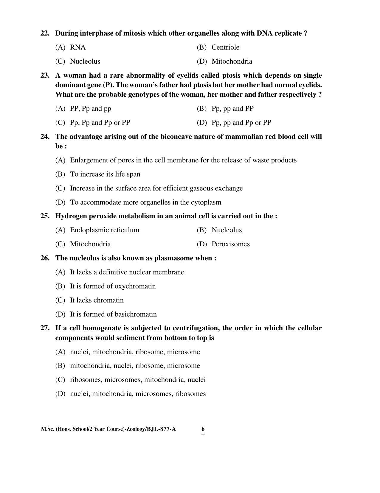 PU CET PG 2016 Question Paper Part I (SET A) - Page 29