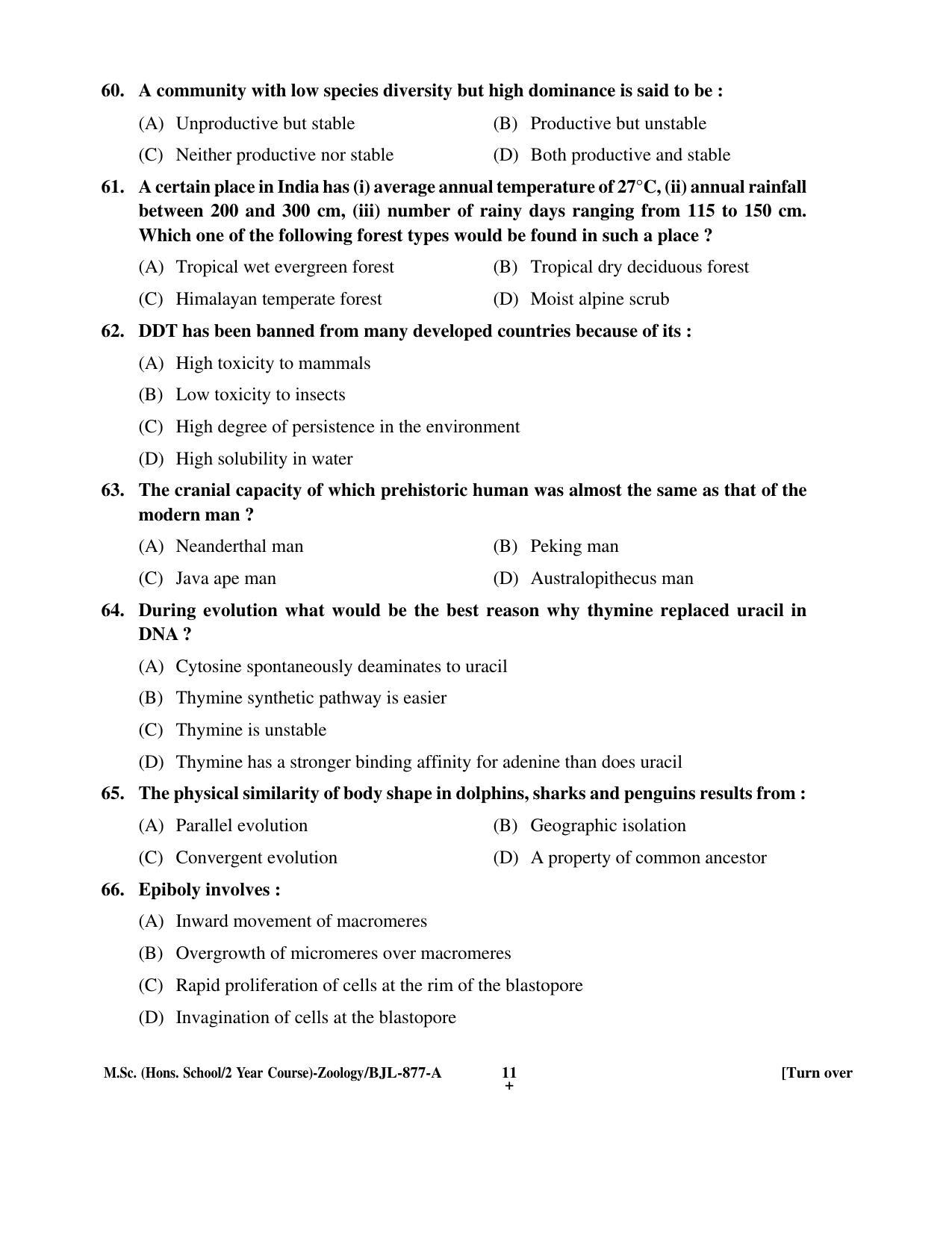 PU CET PG 2016 Question Paper Part I (SET A) - Page 34