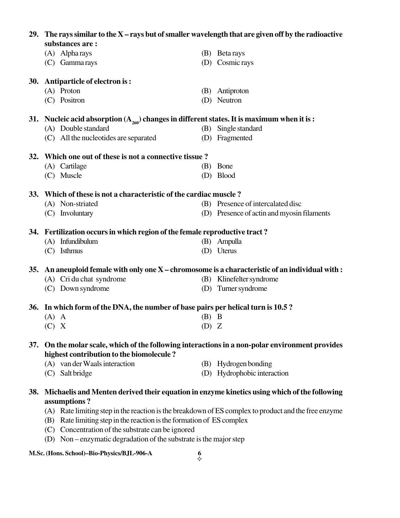 PU CET PG 2016 Question Paper Part I (SET A) - Page 72