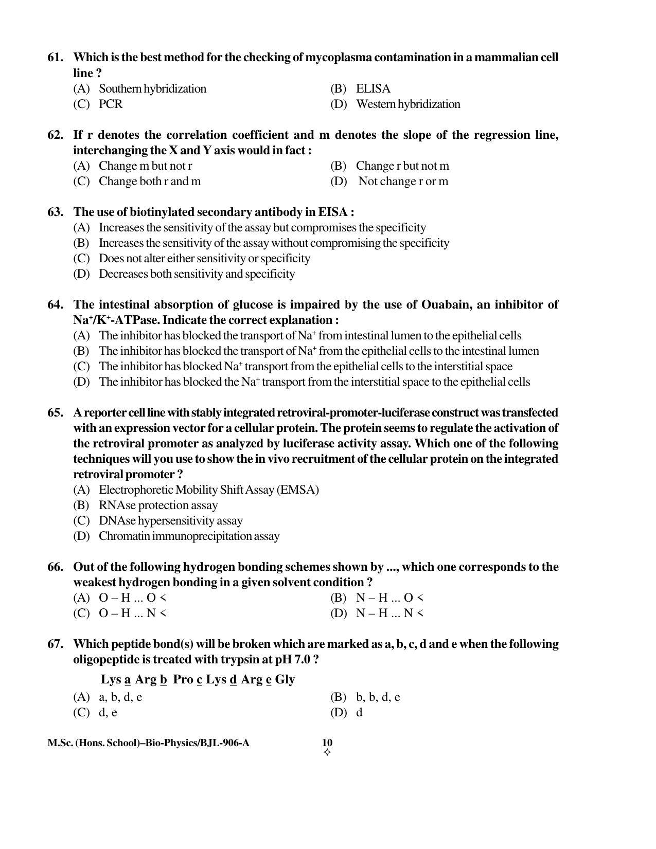 PU CET PG 2016 Question Paper Part I (SET A) - Page 76