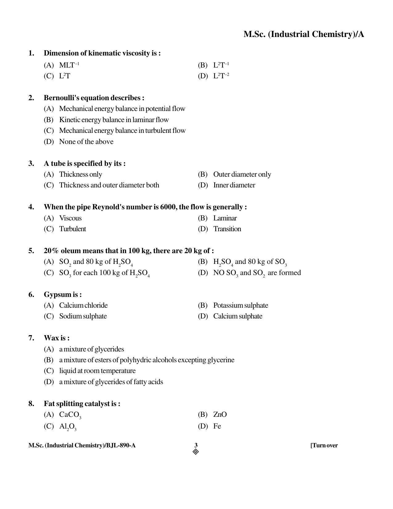 PU CET PG 2016 Question Paper Part I (SET A) - Page 81