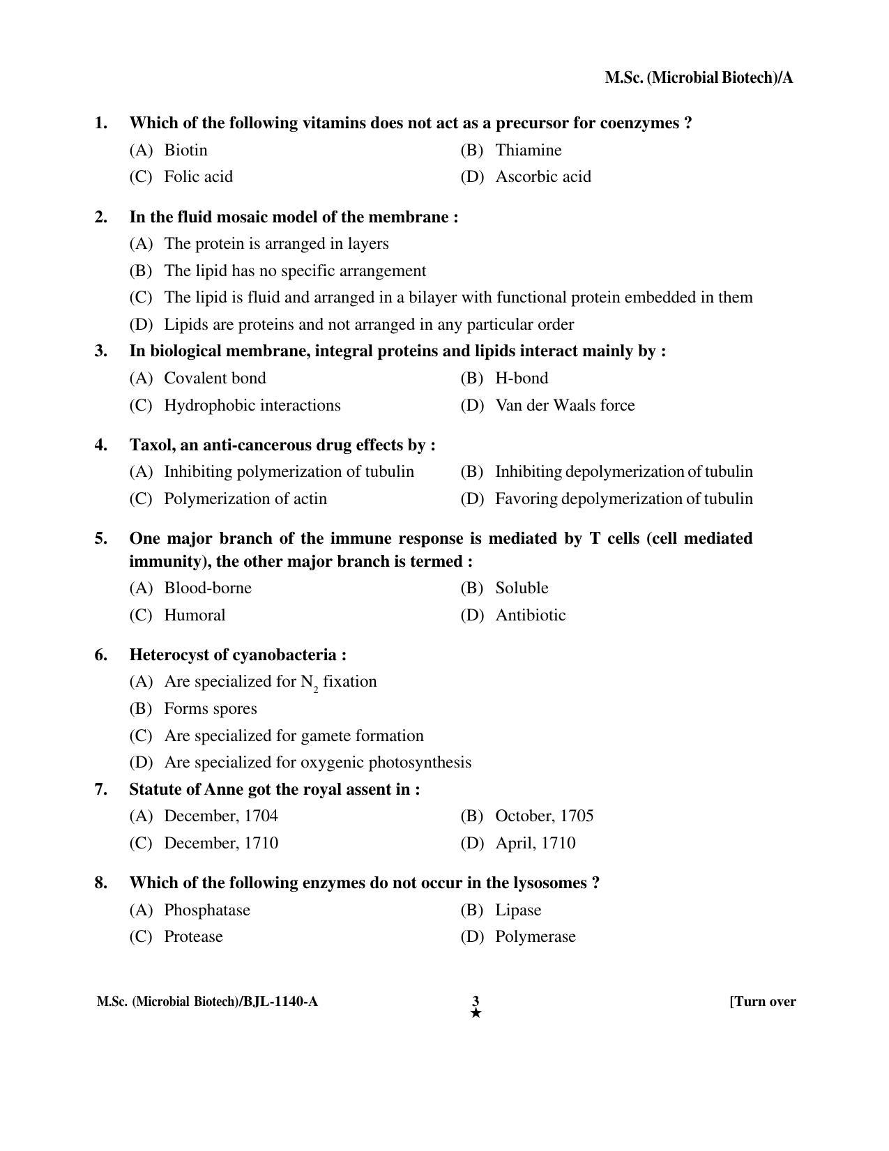 PU CET PG 2016 Question Paper Part I (SET A) - Page 93