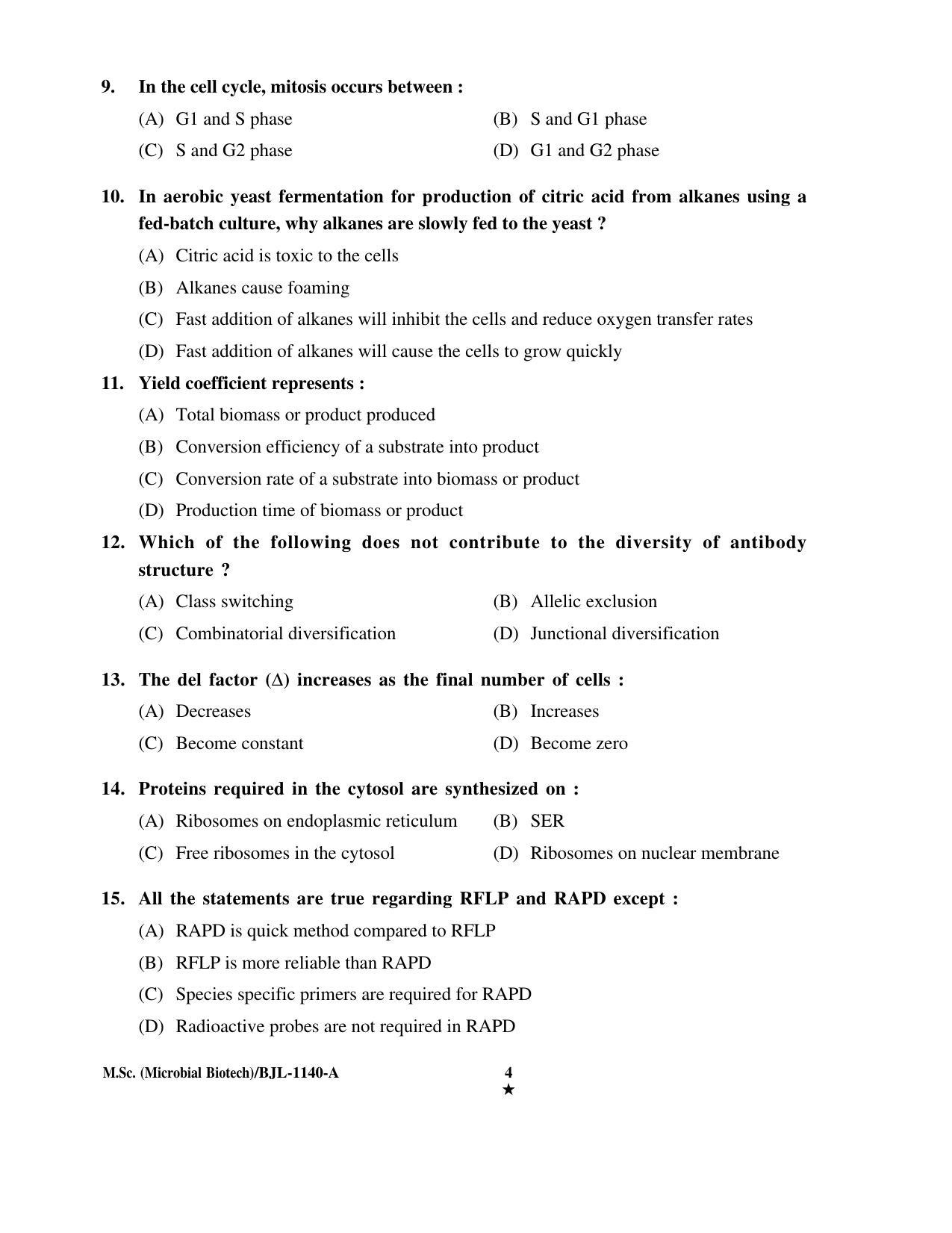PU CET PG 2016 Question Paper Part I (SET A) - Page 94