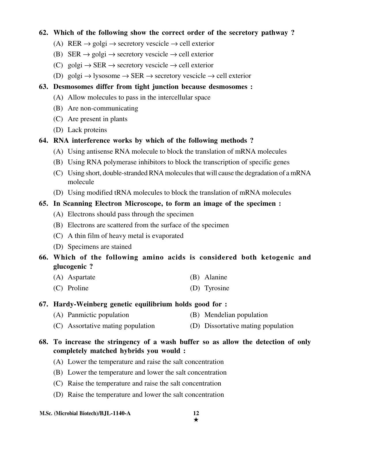 PU CET PG 2016 Question Paper Part I (SET A) - Page 102