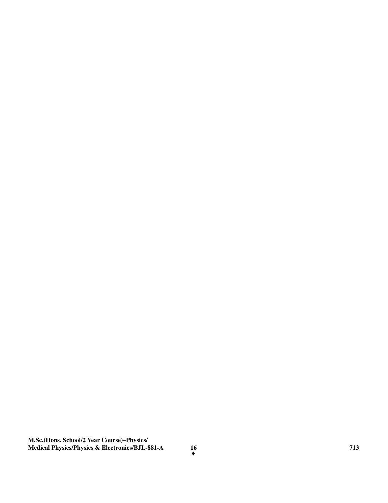 PU CET PG 2016 Question Paper Part I (SET A) - Page 121