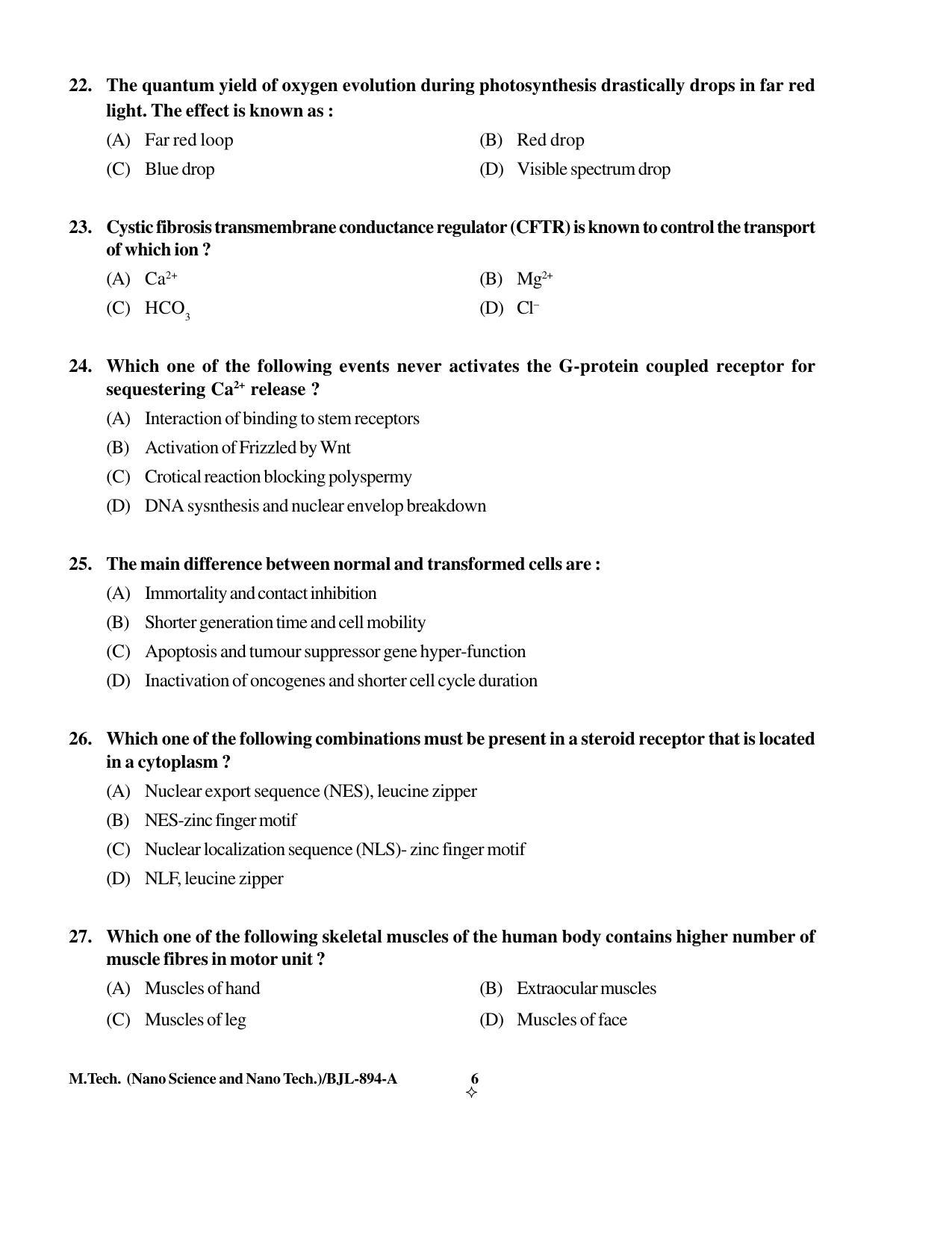 PU CET PG 2016 Question Paper Part I (SET A) - Page 138