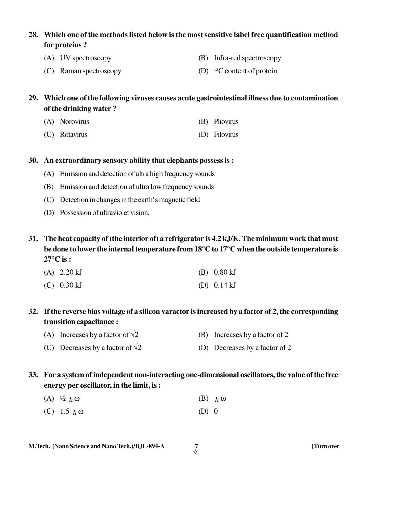 PU CET PG 2016 Question Paper Part I (SET A) - Page 139