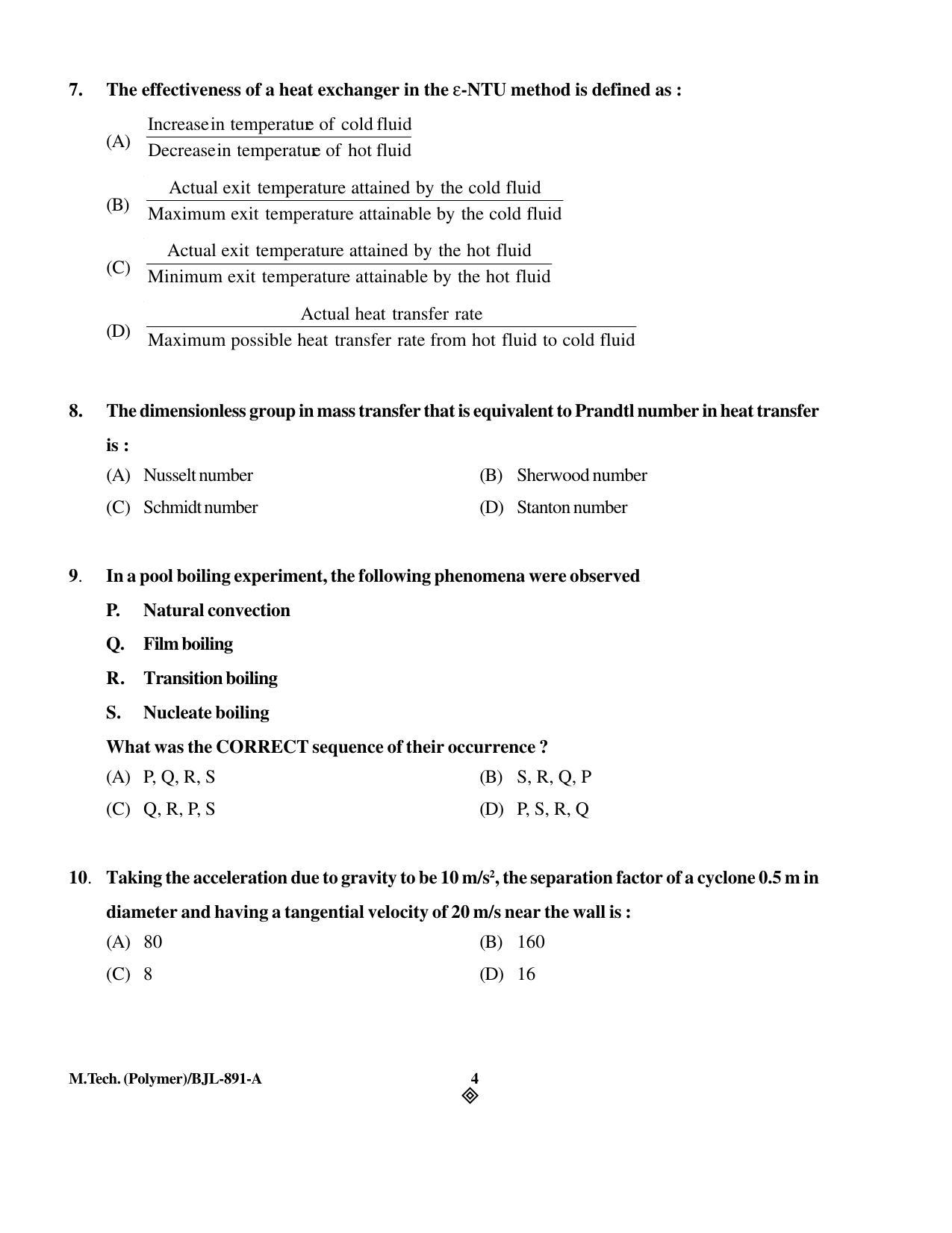 PU CET PG 2016 Question Paper Part I (SET A) - Page 151