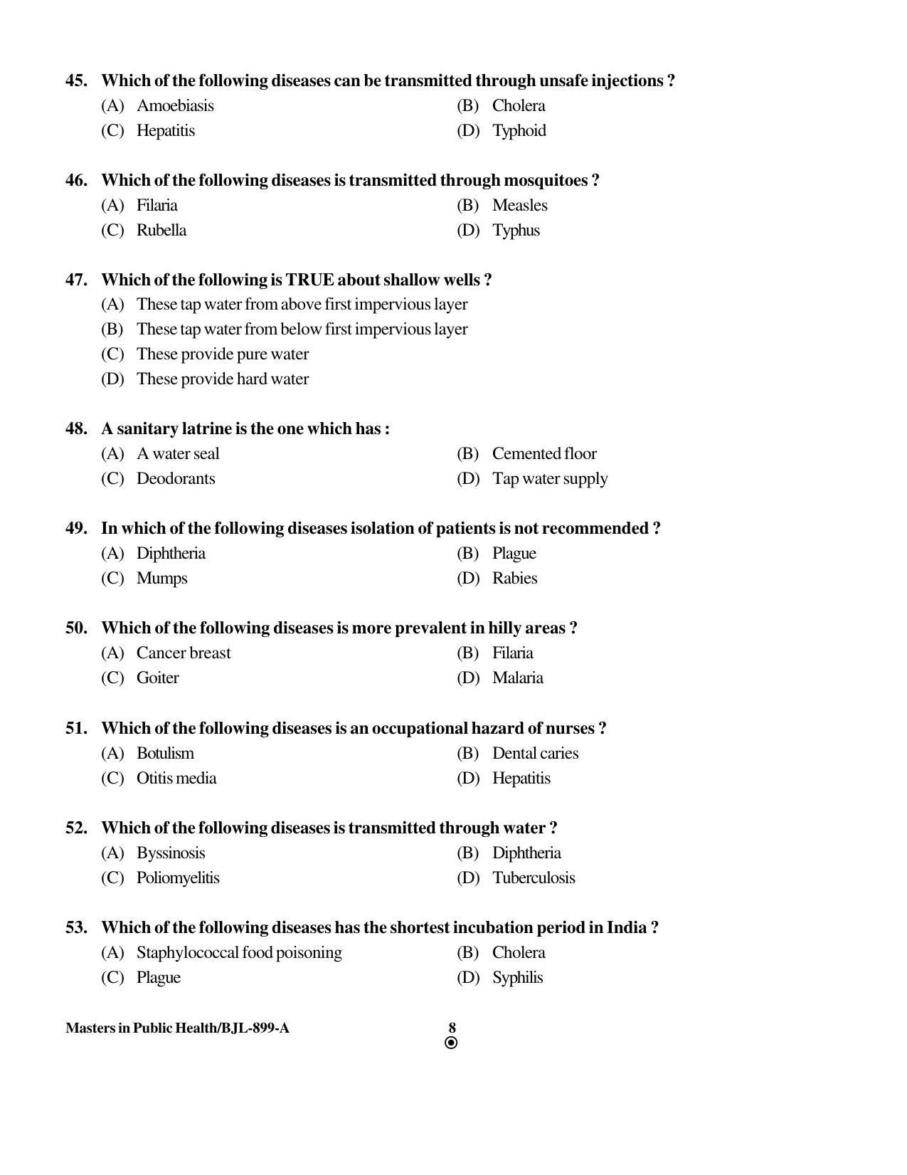 PU CET PG 2016 Question Paper Part I (SET A) - Page 175