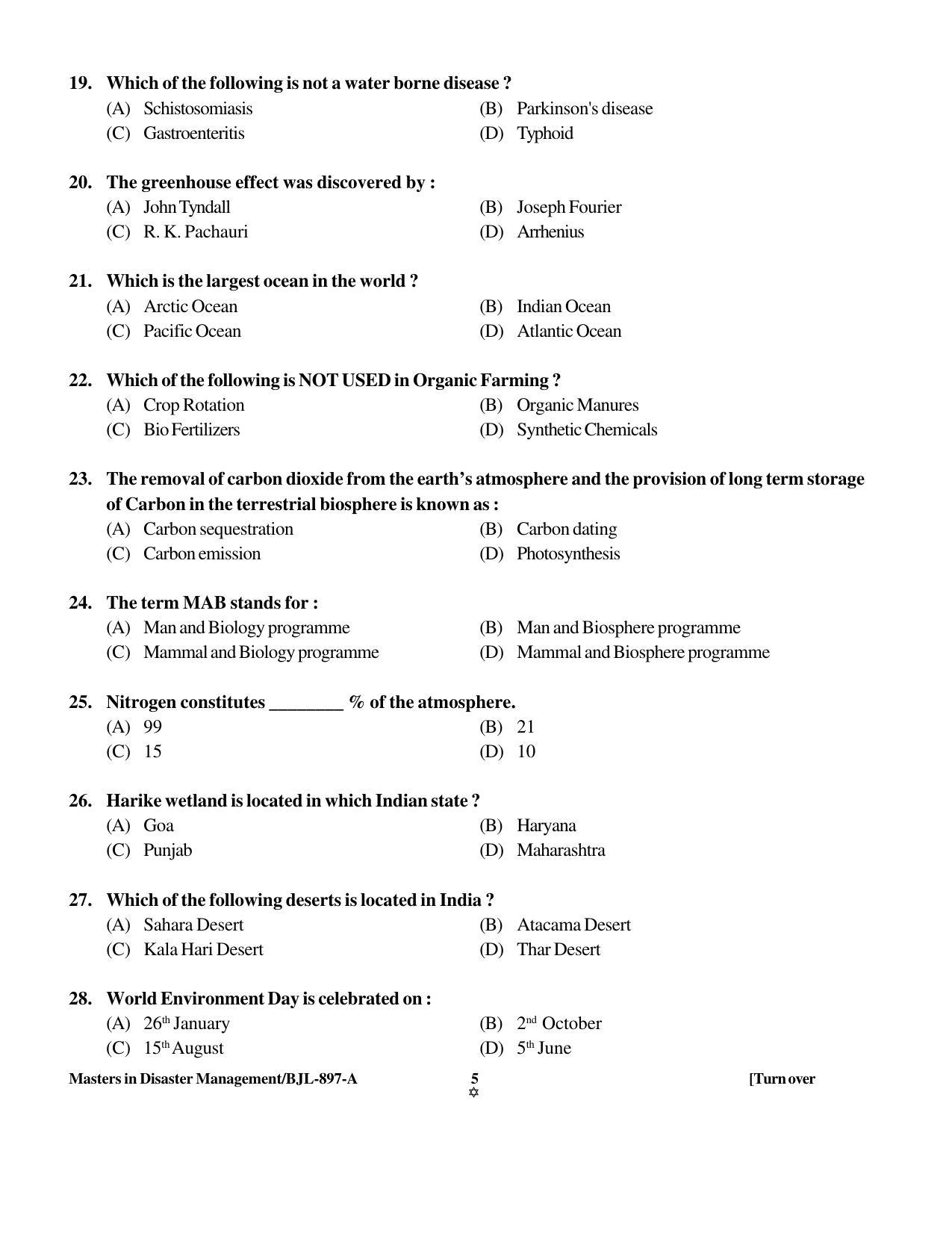 PU CET PG 2016 Question Paper Part I (SET A) - Page 183