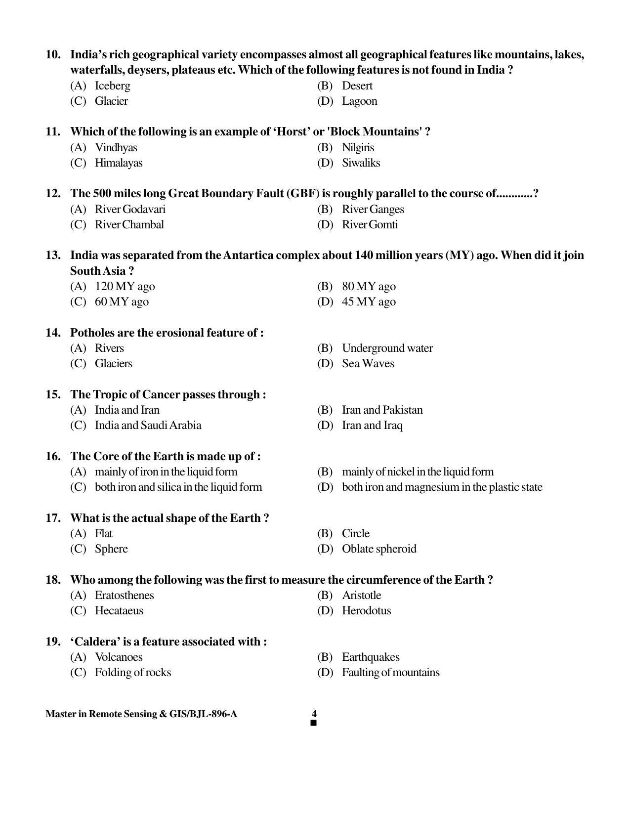 PU CET PG 2016 Question Paper Part I (SET A) - Page 193