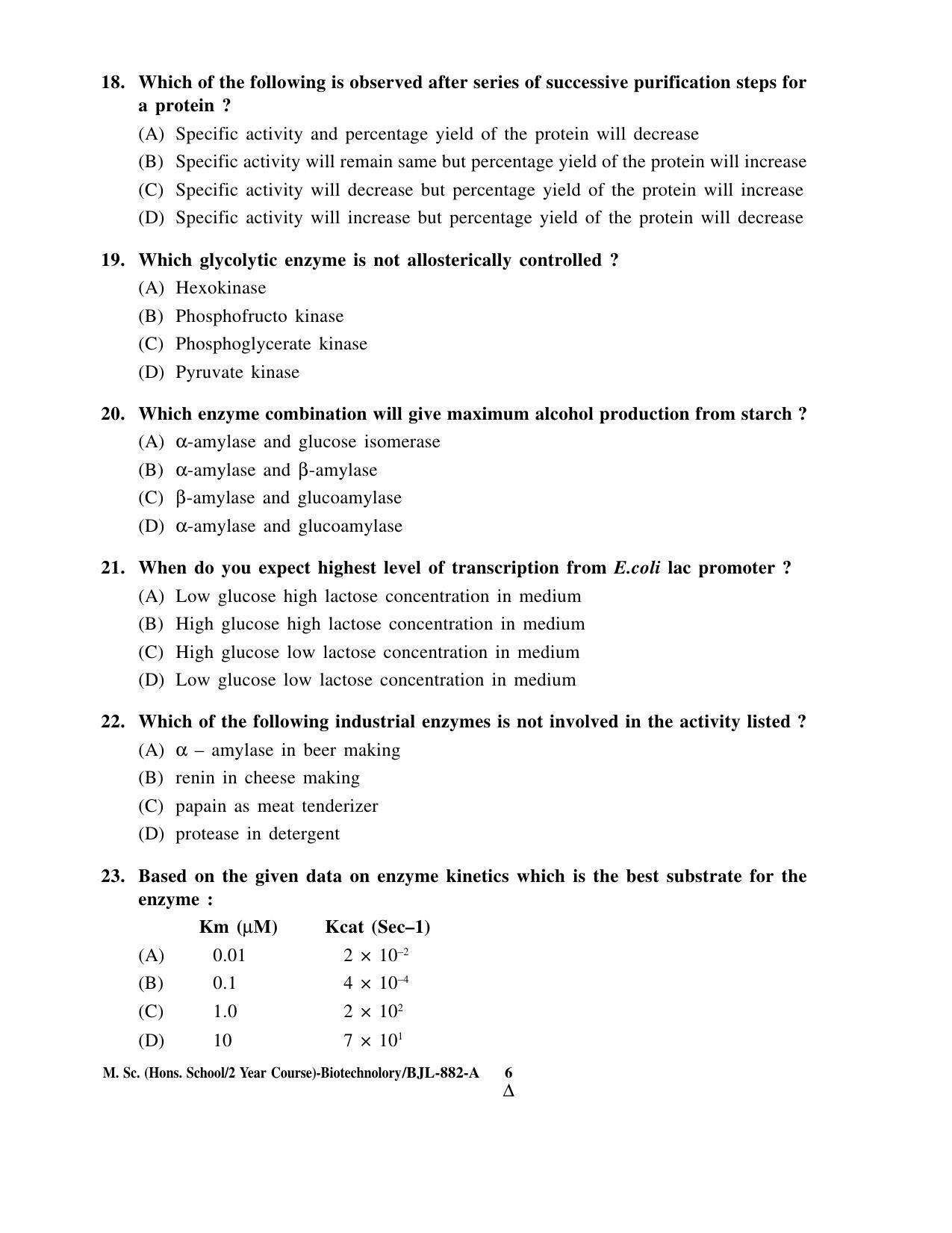 PU CET PG 2016 Question Paper Part I (SET A) - Page 259