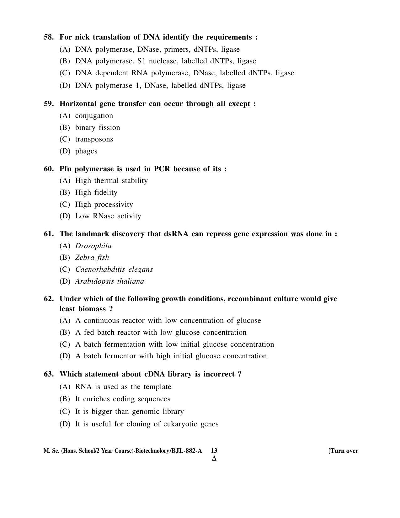 PU CET PG 2016 Question Paper Part I (SET A) - Page 266