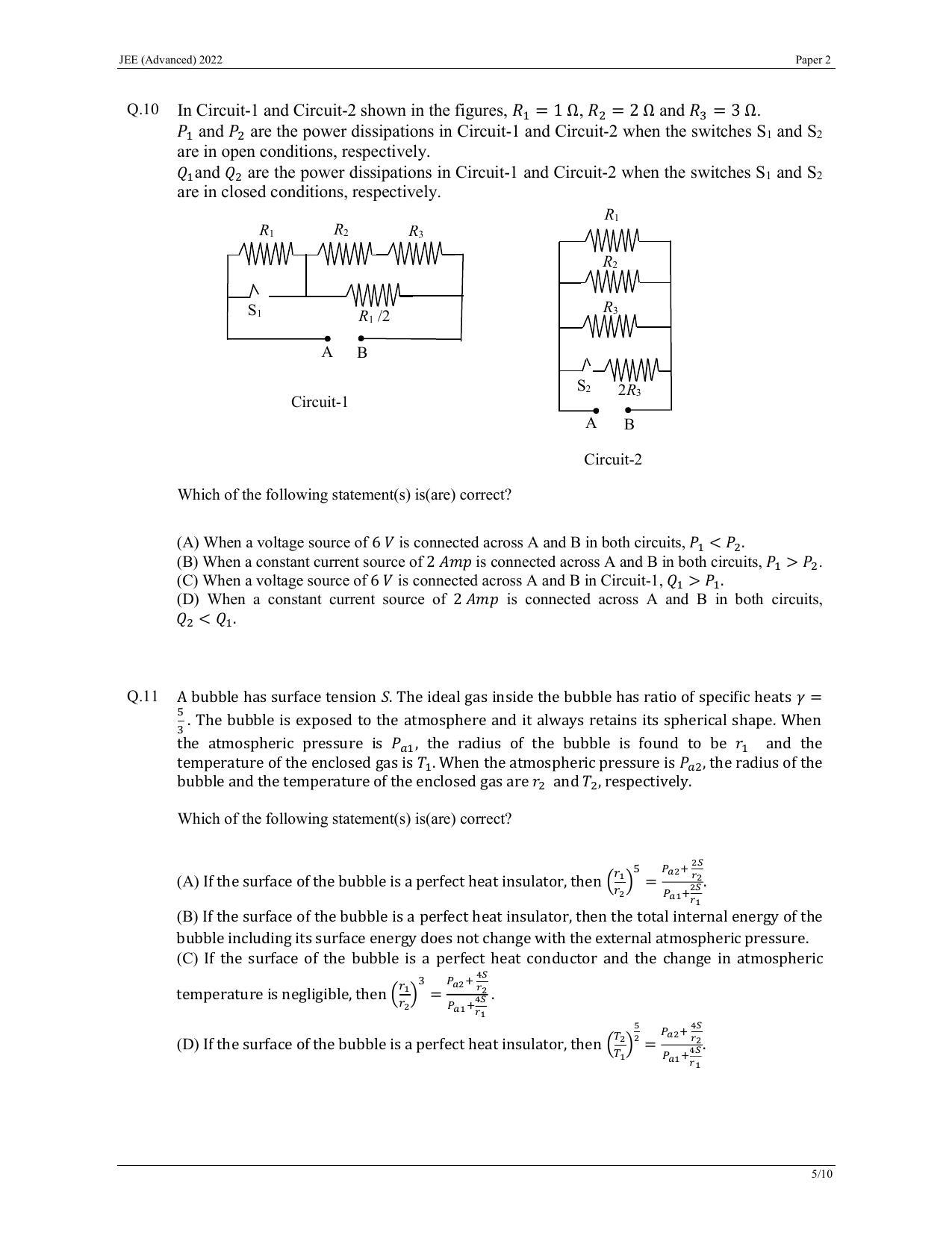 JEE (Advanced) 2022 Paper II - English Question Paper - Page 13