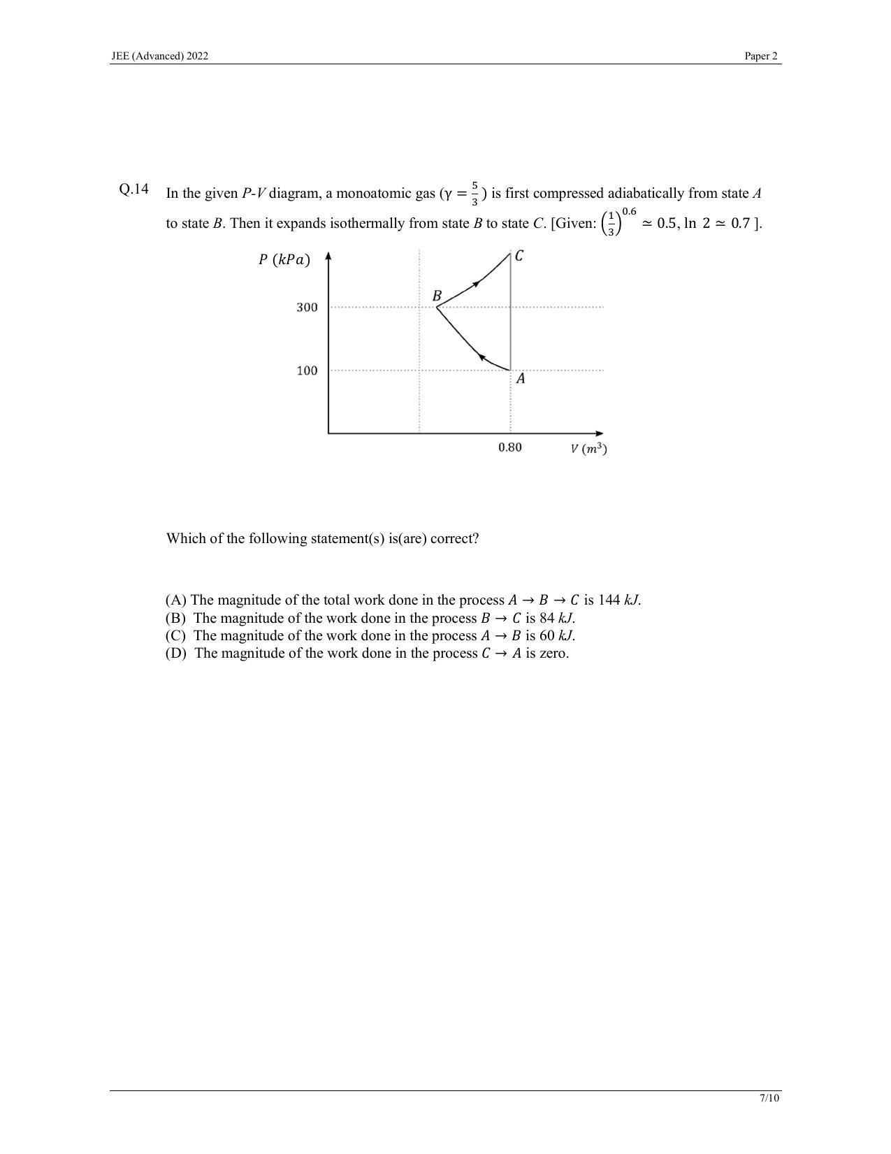 JEE (Advanced) 2022 Paper II - English Question Paper - Page 15