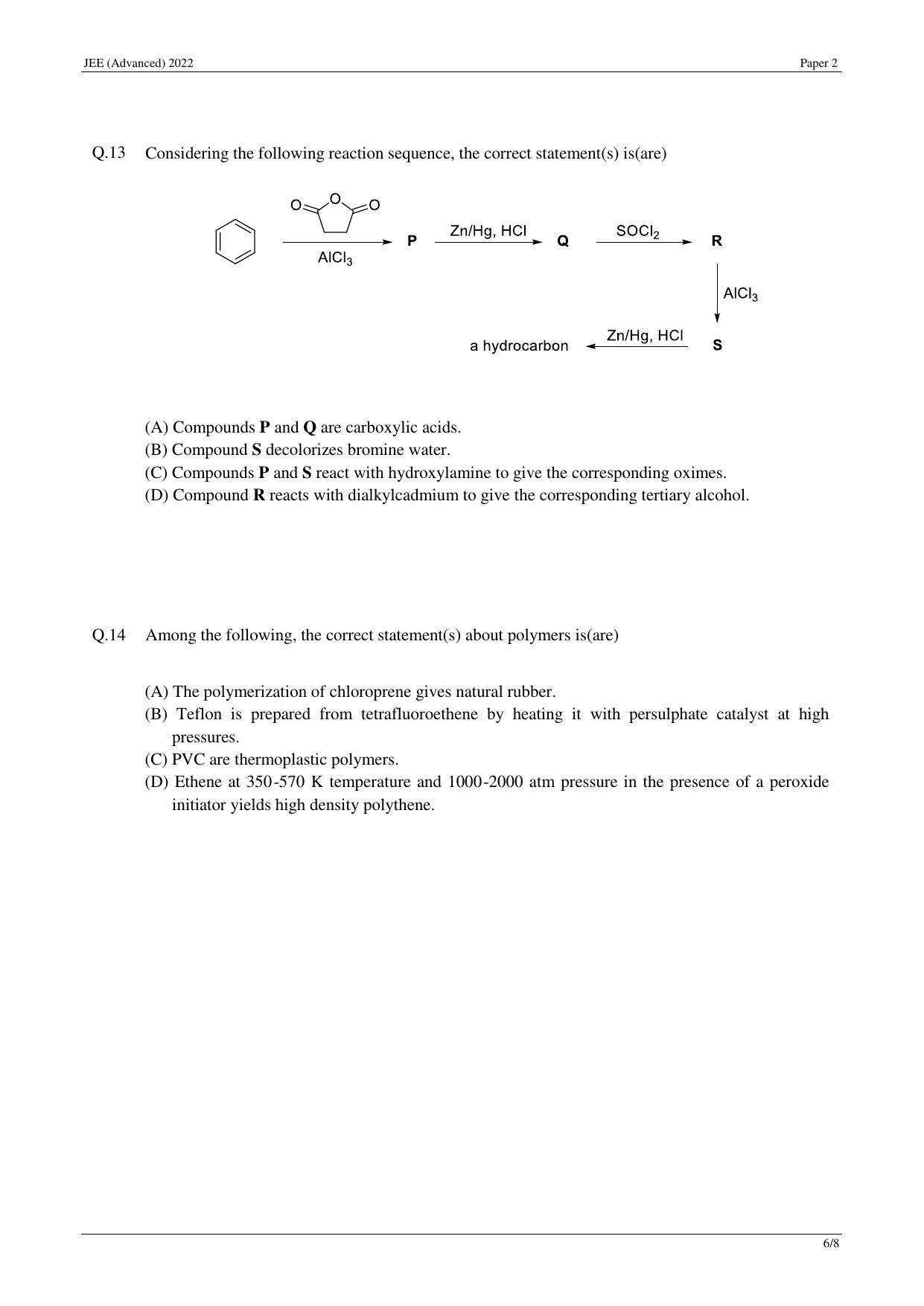 JEE (Advanced) 2022 Paper II - English Question Paper - Page 24