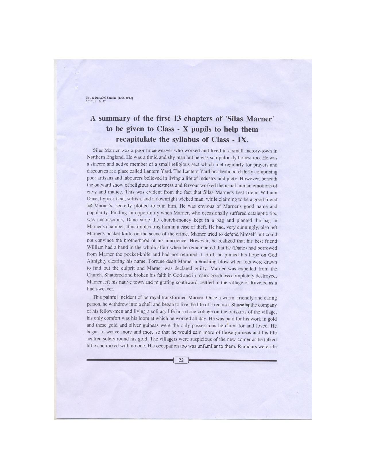 WBBSE Class 10th  Syllabus [English (FL- I )] - Page 7