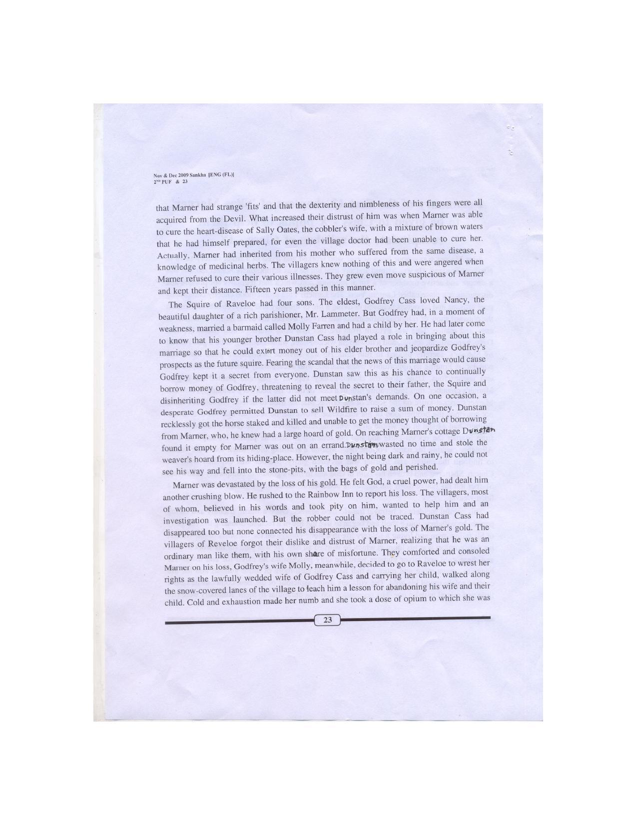 WBBSE Class 10th  Syllabus [English (FL- I )] - Page 8