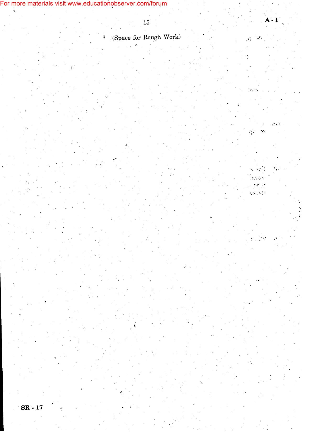 KEAM Paper II 2006 Question Paper - Page 15