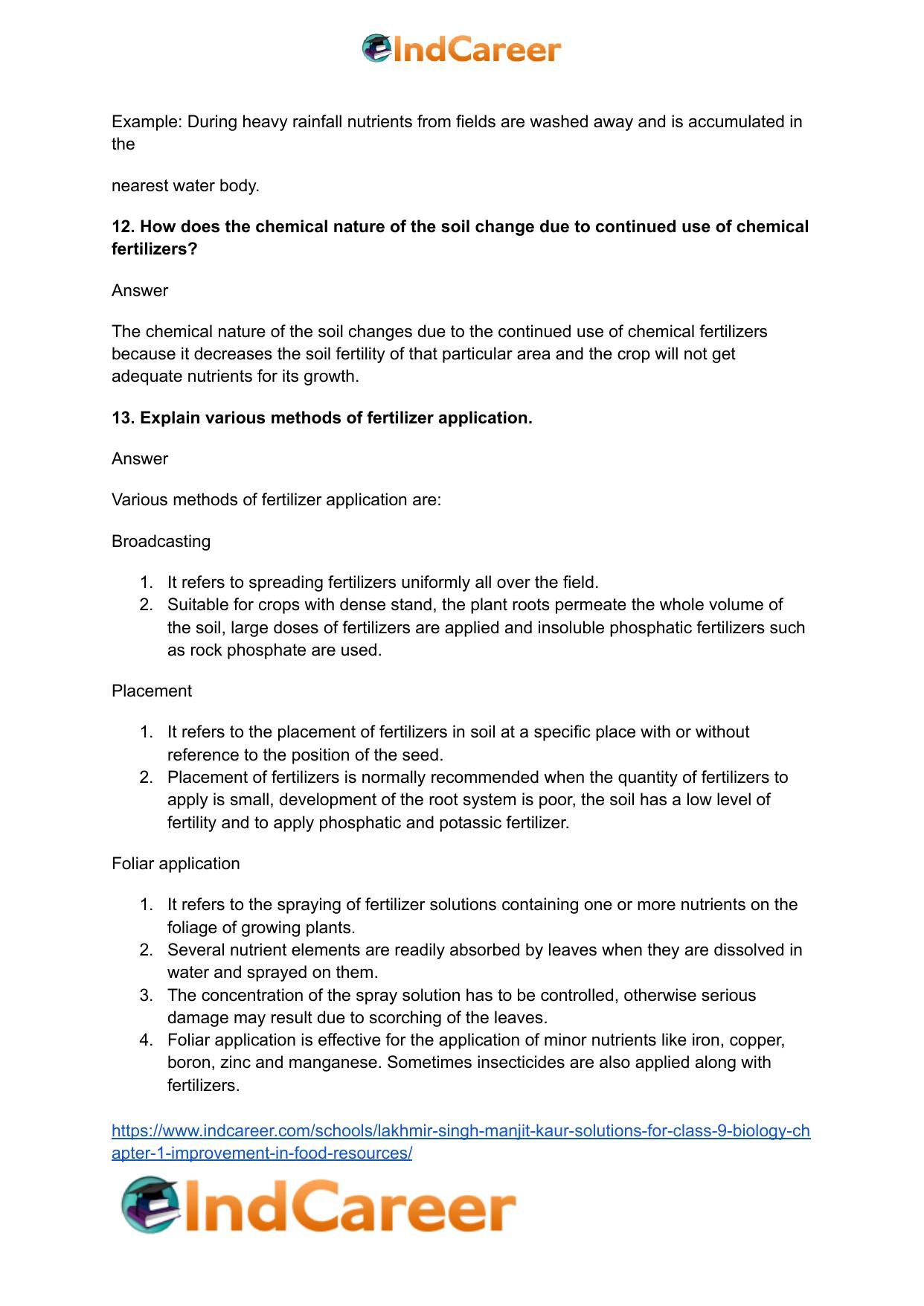 Lakhmir Singh Manjit Kaur  Solutions for Class 9 Biology: Chapter 1- Improvement In Food Resources - Page 5