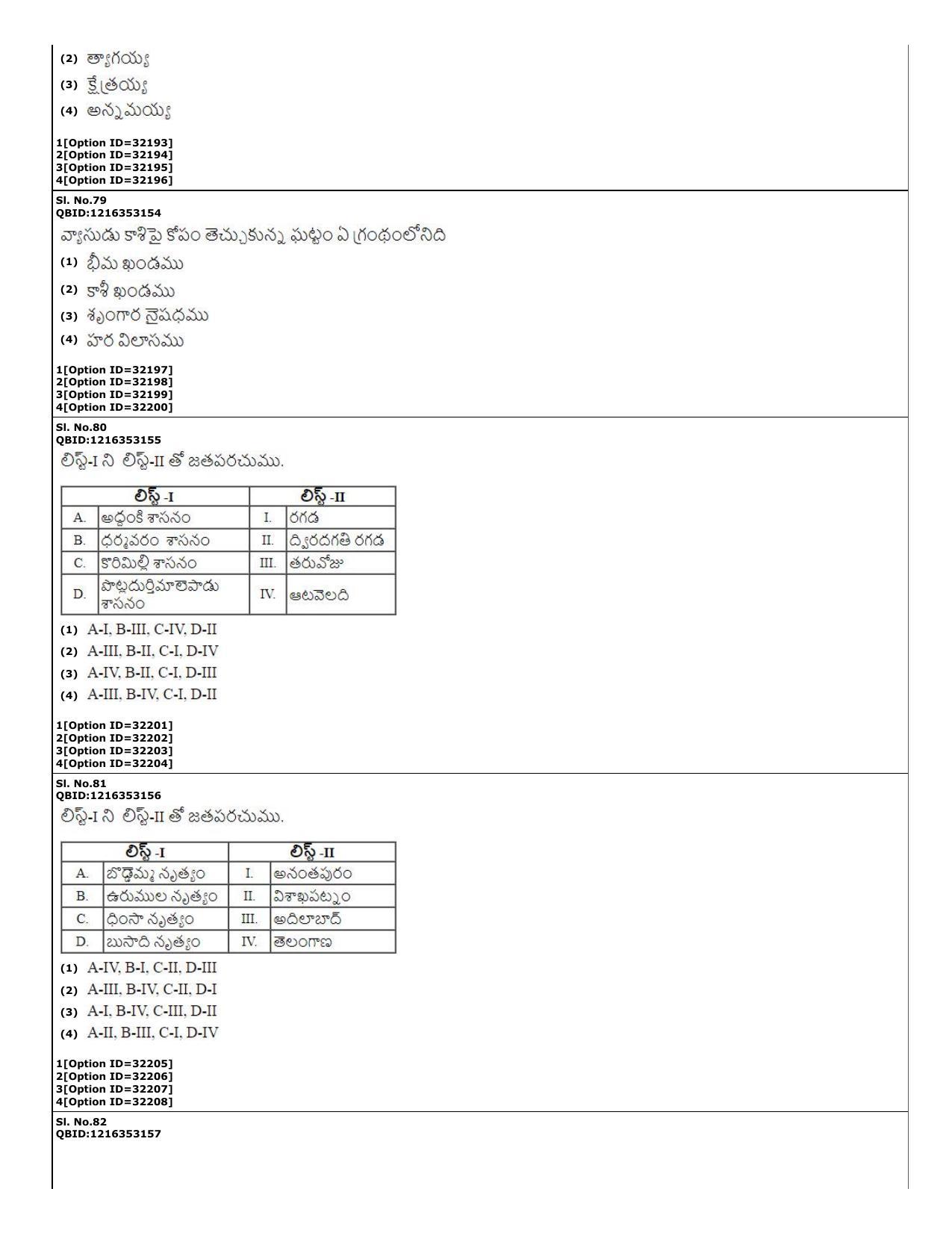 CUET (PG) 2022: PGQP-60 Telugu (10-09-2022) Question Paper - Page 21