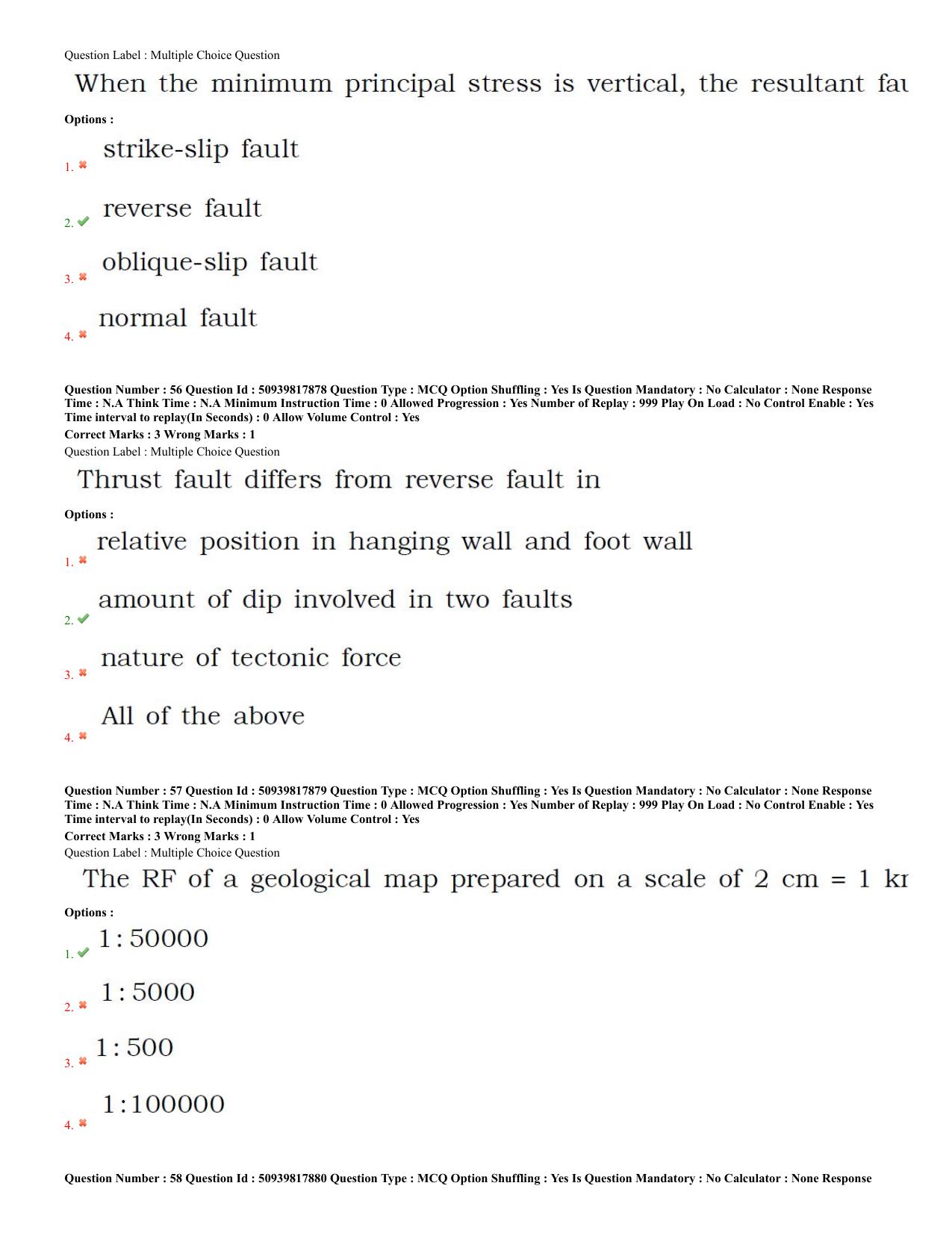 BHU RET Geology 2020 Question Paper - Page 25