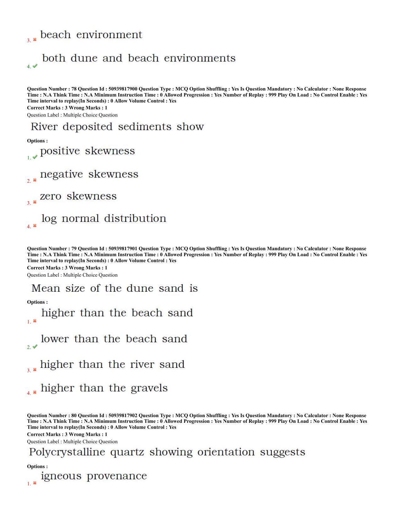 BHU RET Geology 2020 Question Paper - Page 33